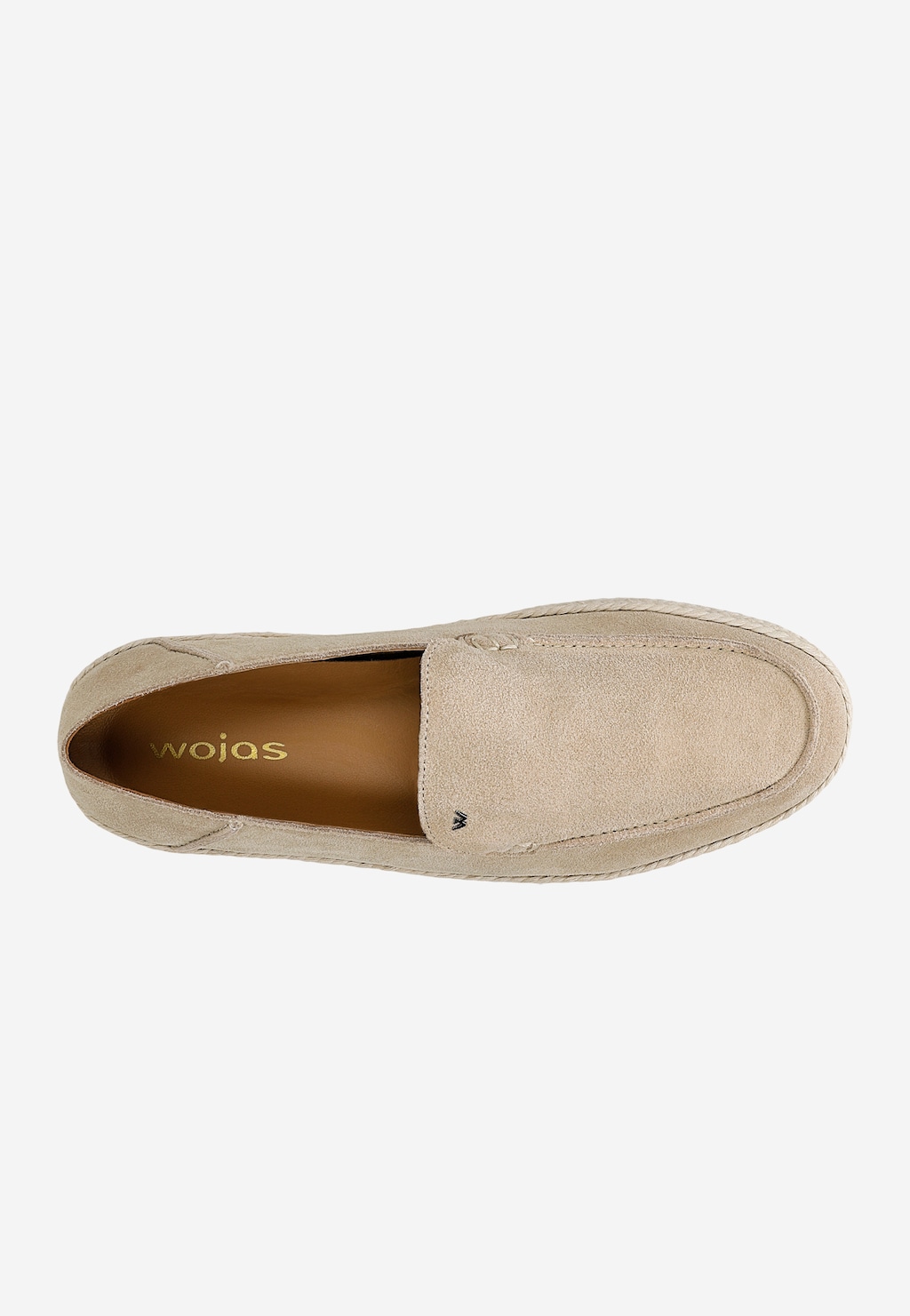 Beżowe espadryle męskie z dwoiny 10313-64 Widok 5