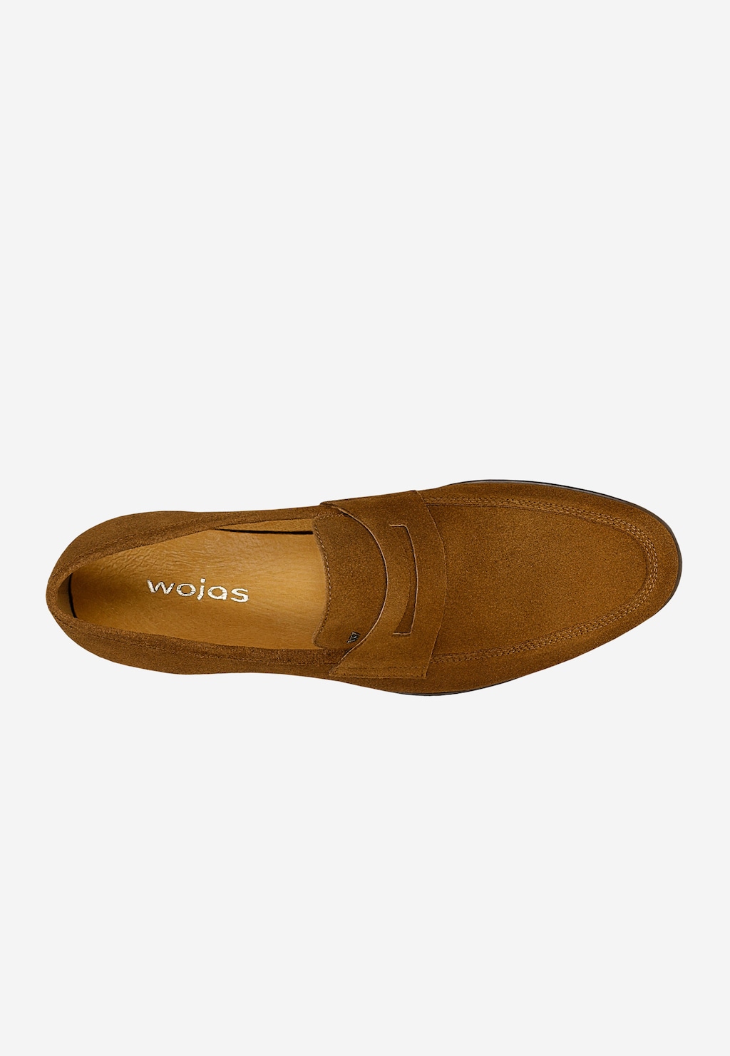 Hnědé pánské mokasíny penny loafers 10294-63 Widok 5