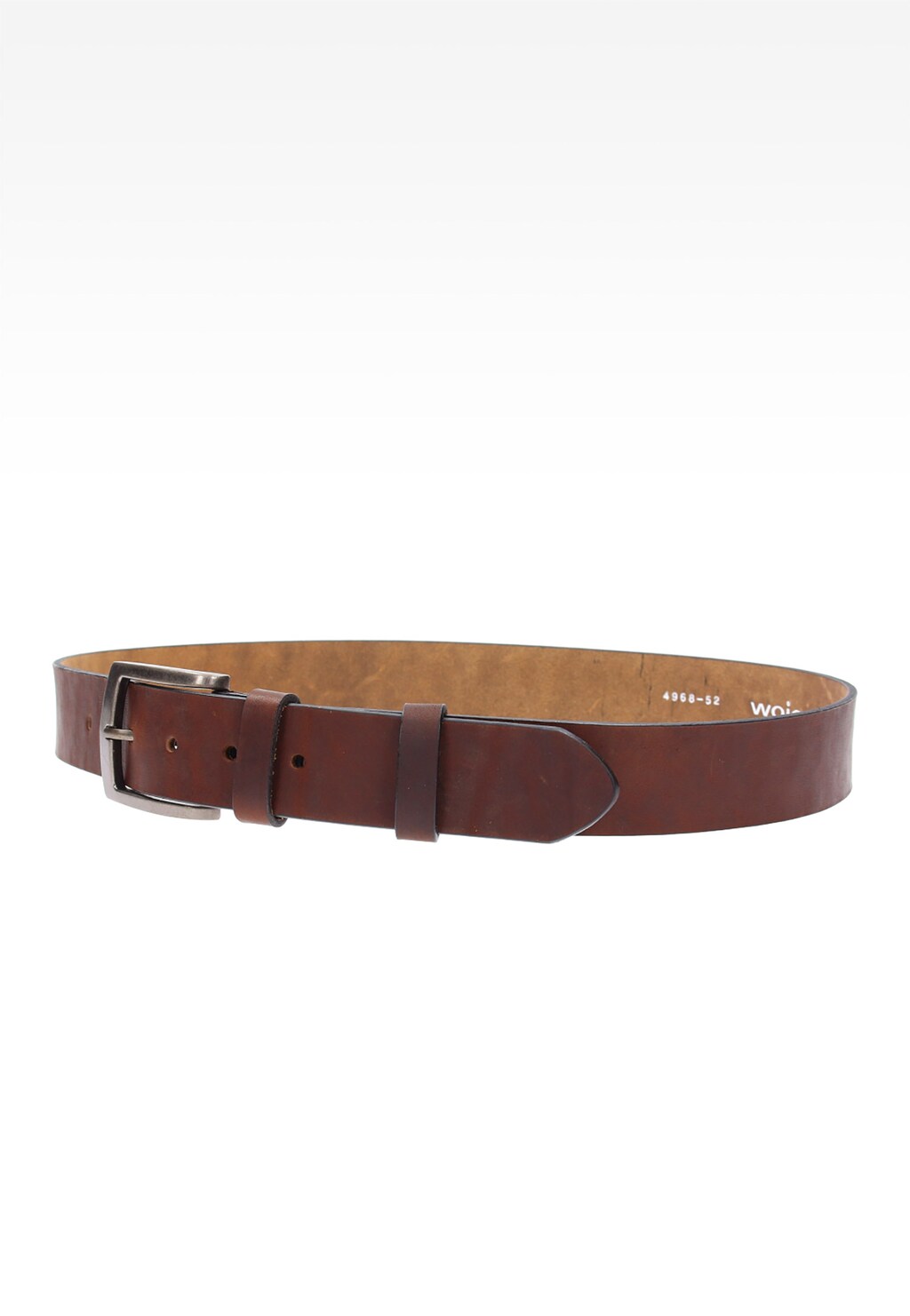 Skórzany brązowy pasek męski 4968-52 Widok 2