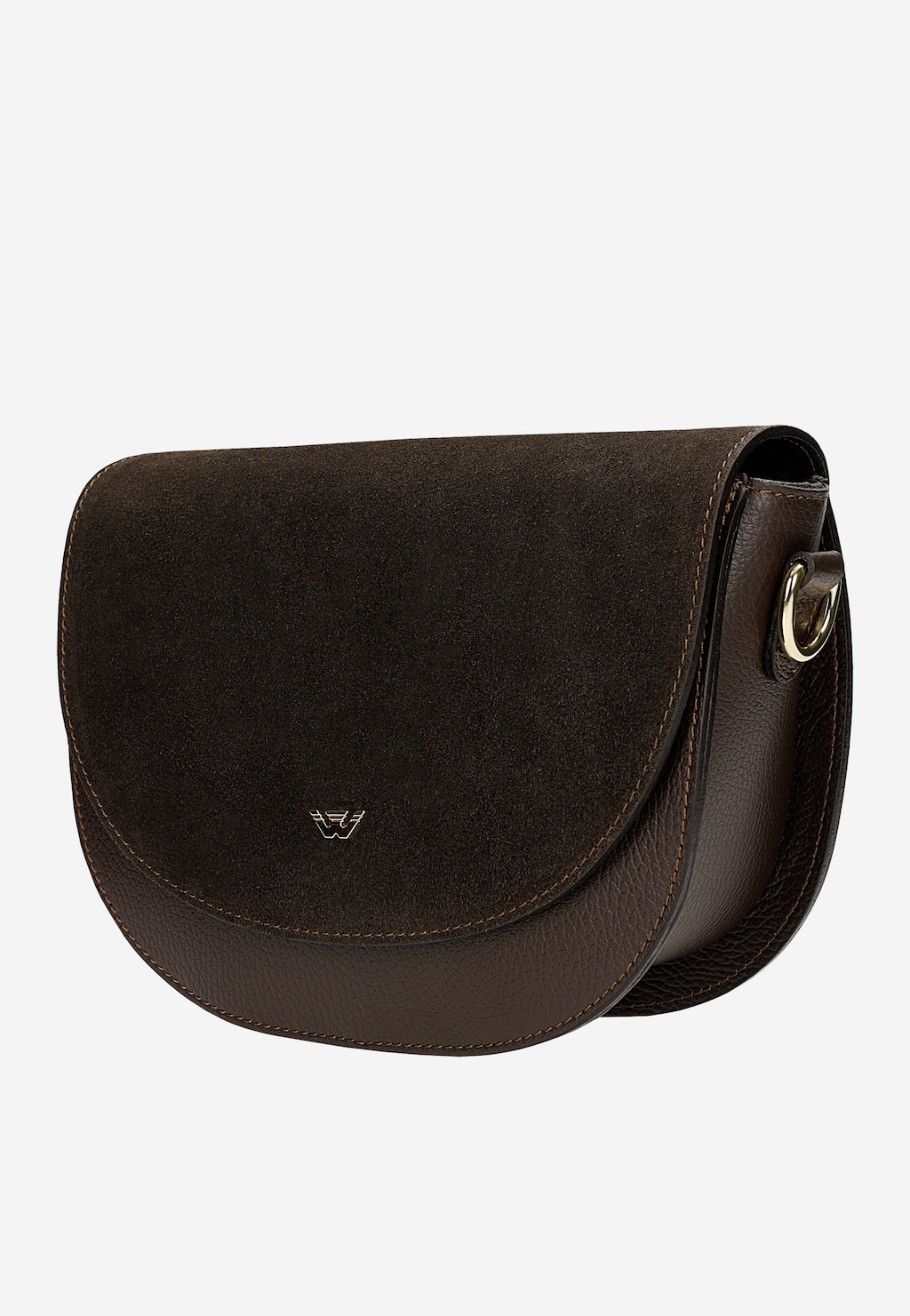 Czekoladowa torebka damska półksiężyc 80497-72 Widok 2
