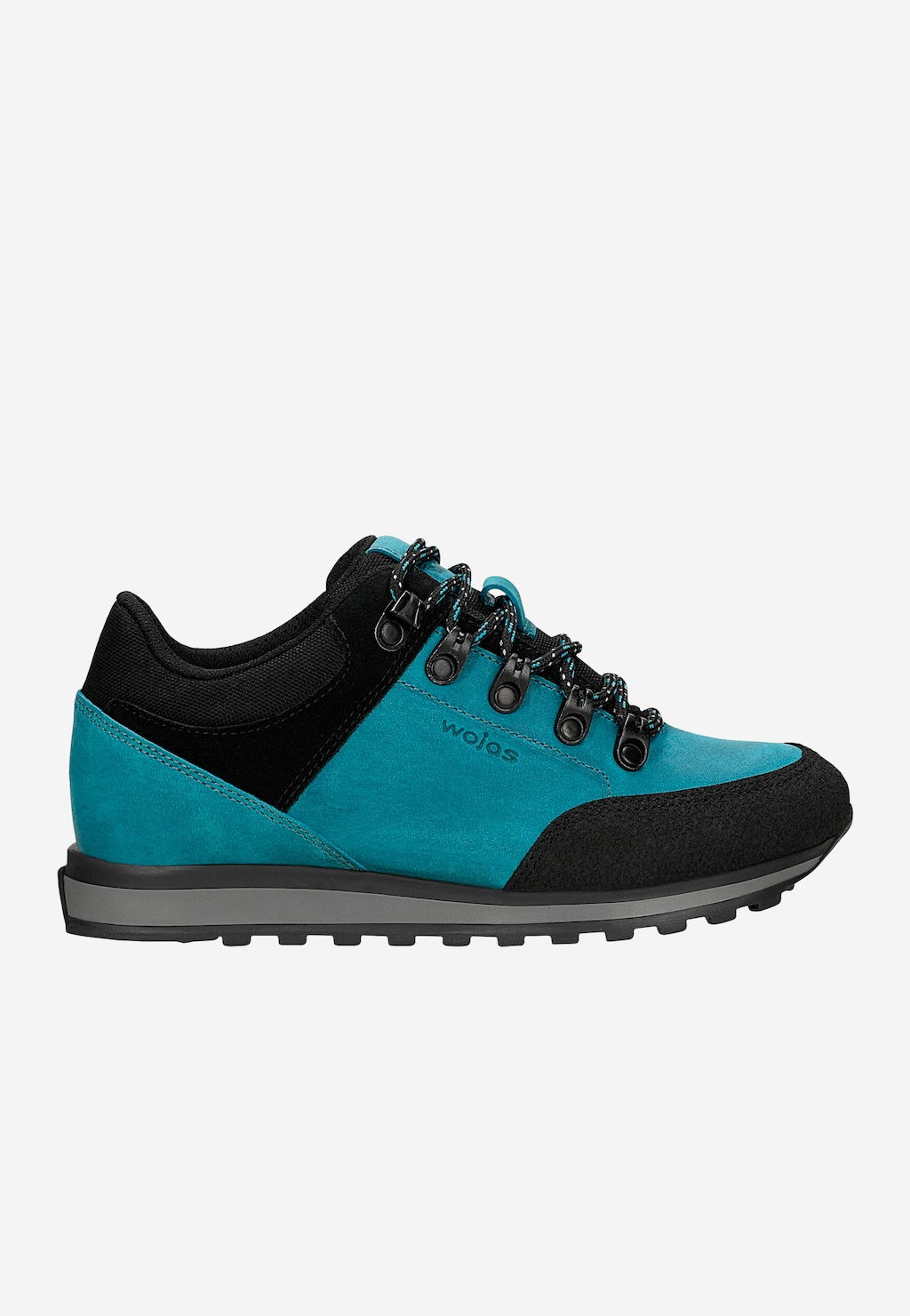 Niebiesko-czarne buty trekkingowe damskie 46426-88 Widok 1
