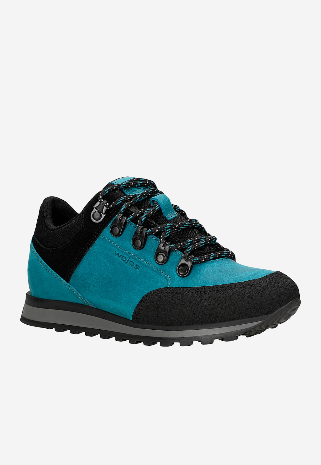 Niebiesko-czarne buty trekkingowe damskie 46426-88 Widok 2
