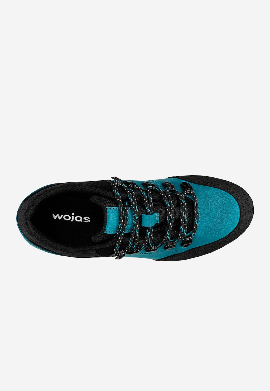 Niebiesko-czarne buty trekkingowe damskie 46426-88 Widok 4