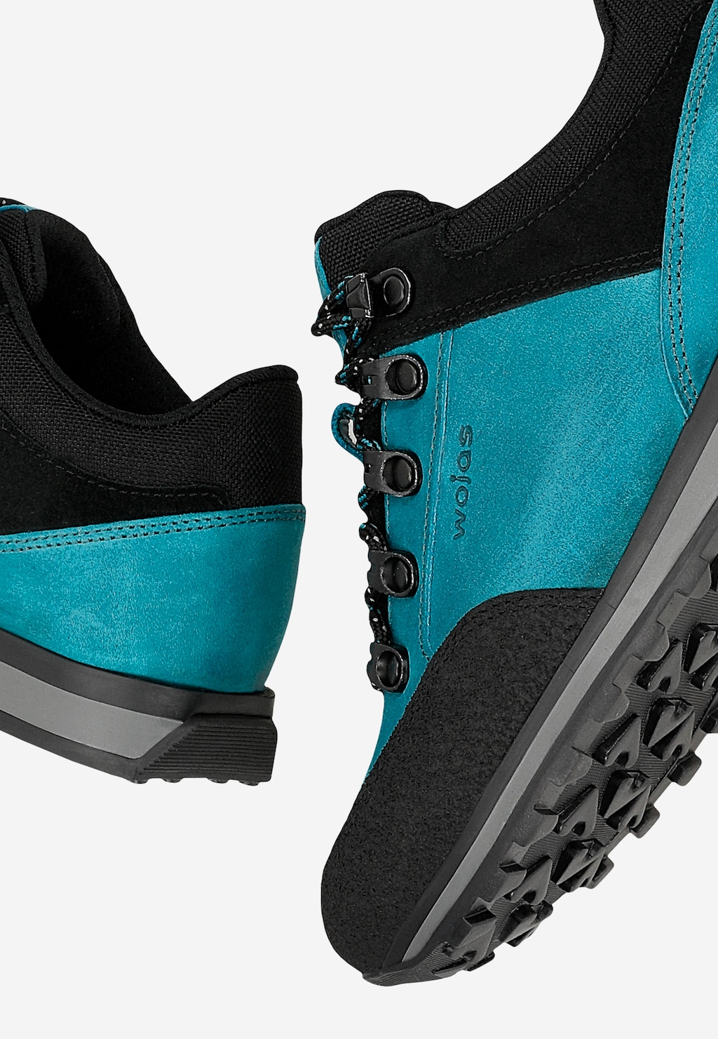 Niebiesko-czarne buty trekkingowe damskie 46426-88 Widok 6