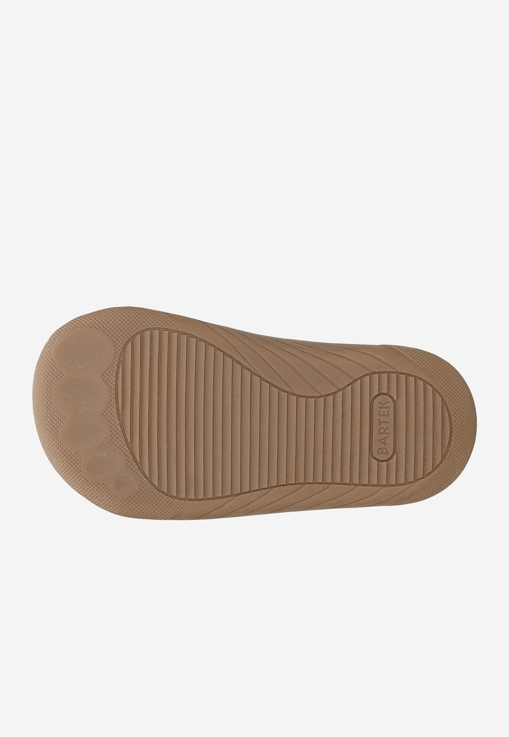Béžové barefoot botky pro děti s medvídkem na špičce BARTEK 86006-54 Widok 6
