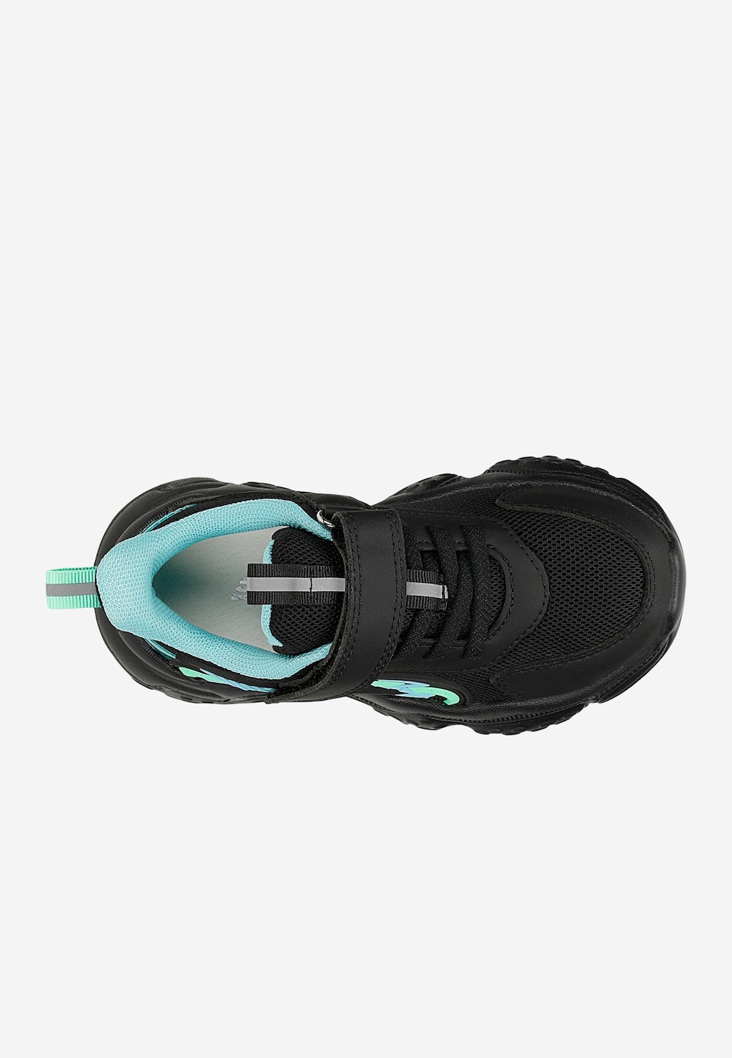 Sportovní chlapecké sneakers se síťovaným svrškem a futuristickými detaily BARTEK 87022-17 Widok 5