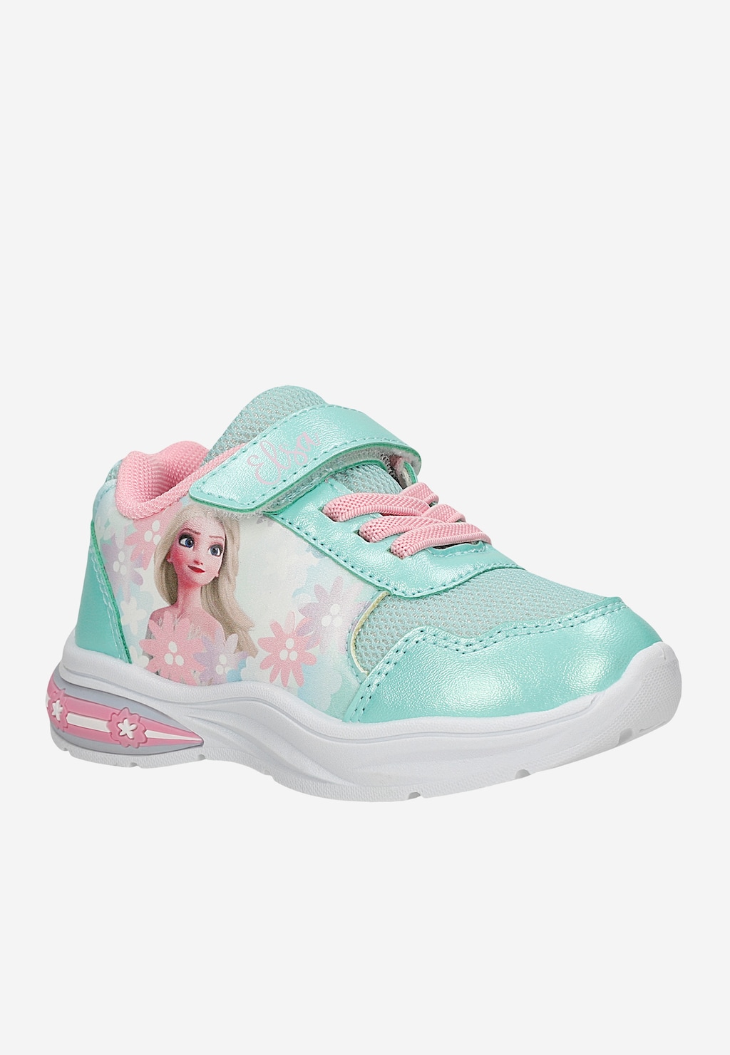 Mätové dievčenské sneakersy s Elsou FROZEN so svietiacou podrážkou BARTEK 87028-17 Widok 3