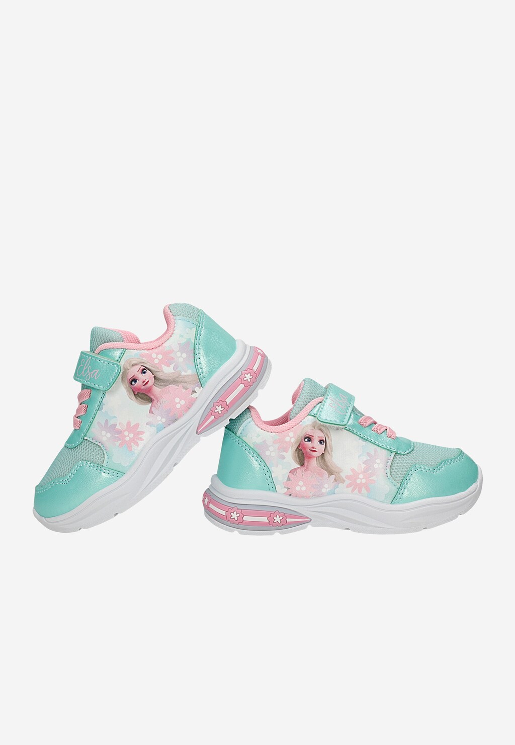 Mätové dievčenské sneakersy s Elsou FROZEN so svietiacou podrážkou BARTEK 87028-17 Widok 7