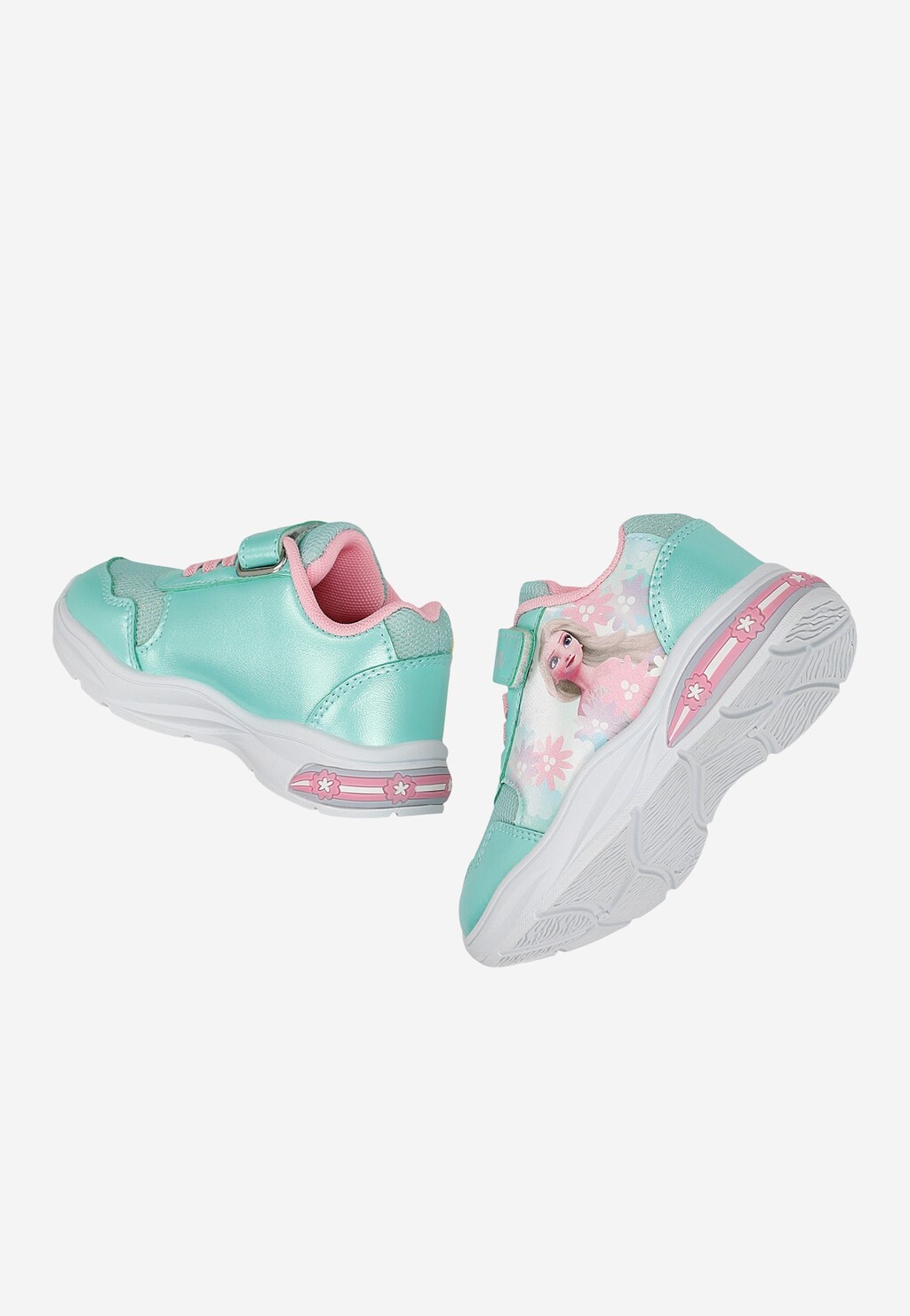 Mätové dievčenské sneakersy s Elsou FROZEN so svietiacou podrážkou BARTEK 87028-17 Widok 9