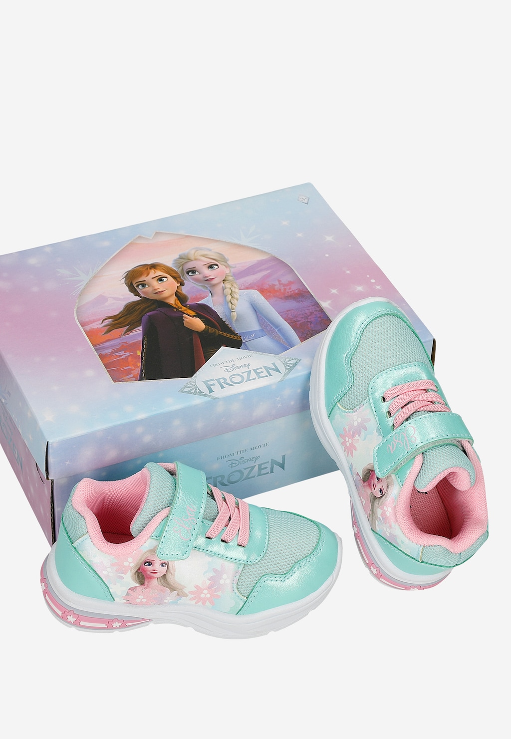 Mätové dievčenské sneakersy s Elsou FROZEN so svietiacou podrážkou BARTEK 87028-17 Widok 10