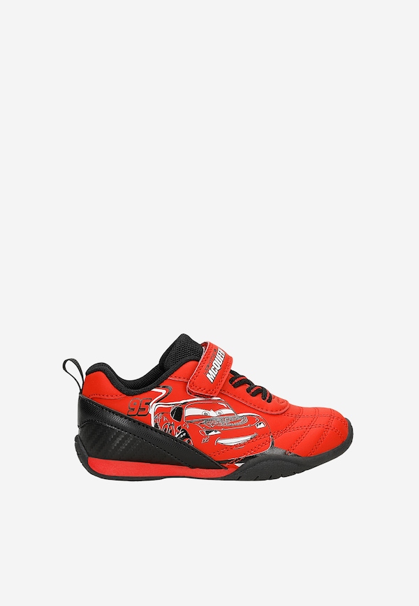 Czerwono-czarne sneakersy z postacią z bajki AUTA BARTEK 87067-15