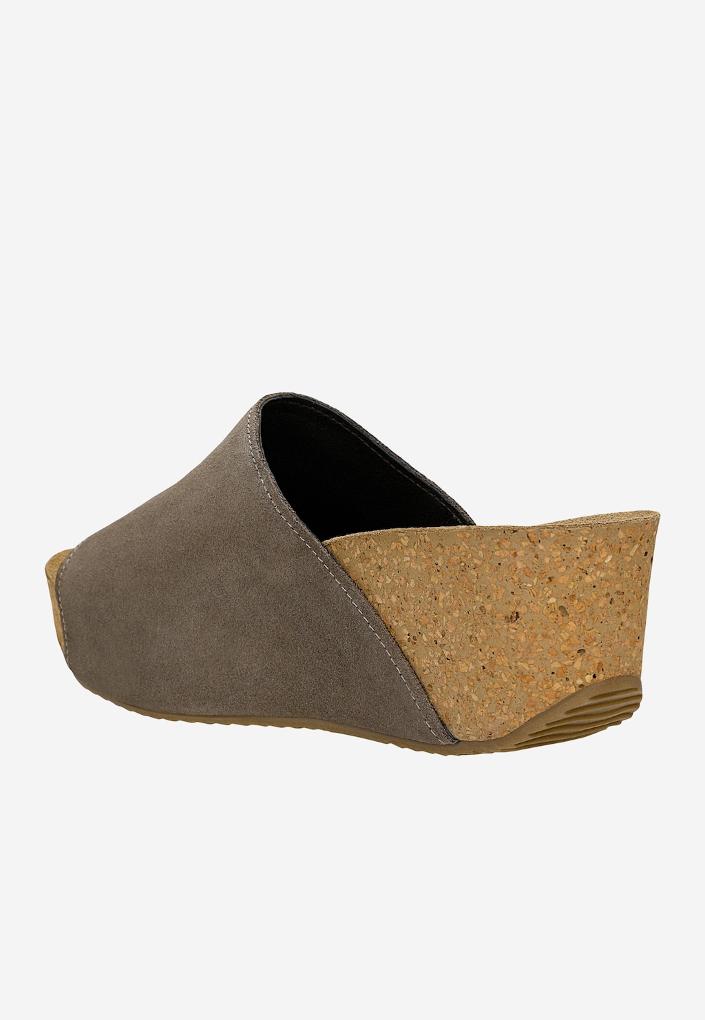 Beige Damen-Korkpantoletten 74021-68 Widok 4