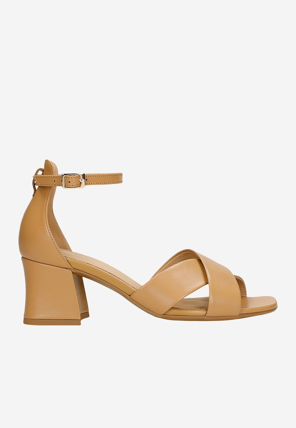 Beige Damensandalen mit Absatz 76225-54 Widok 2