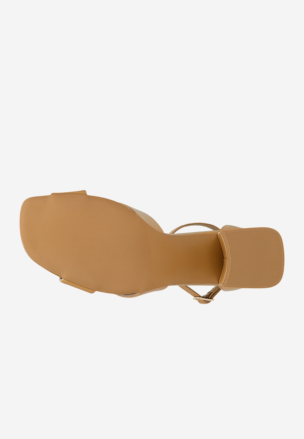 Beige Damensandalen mit Absatz 76225-54 Widok 6
