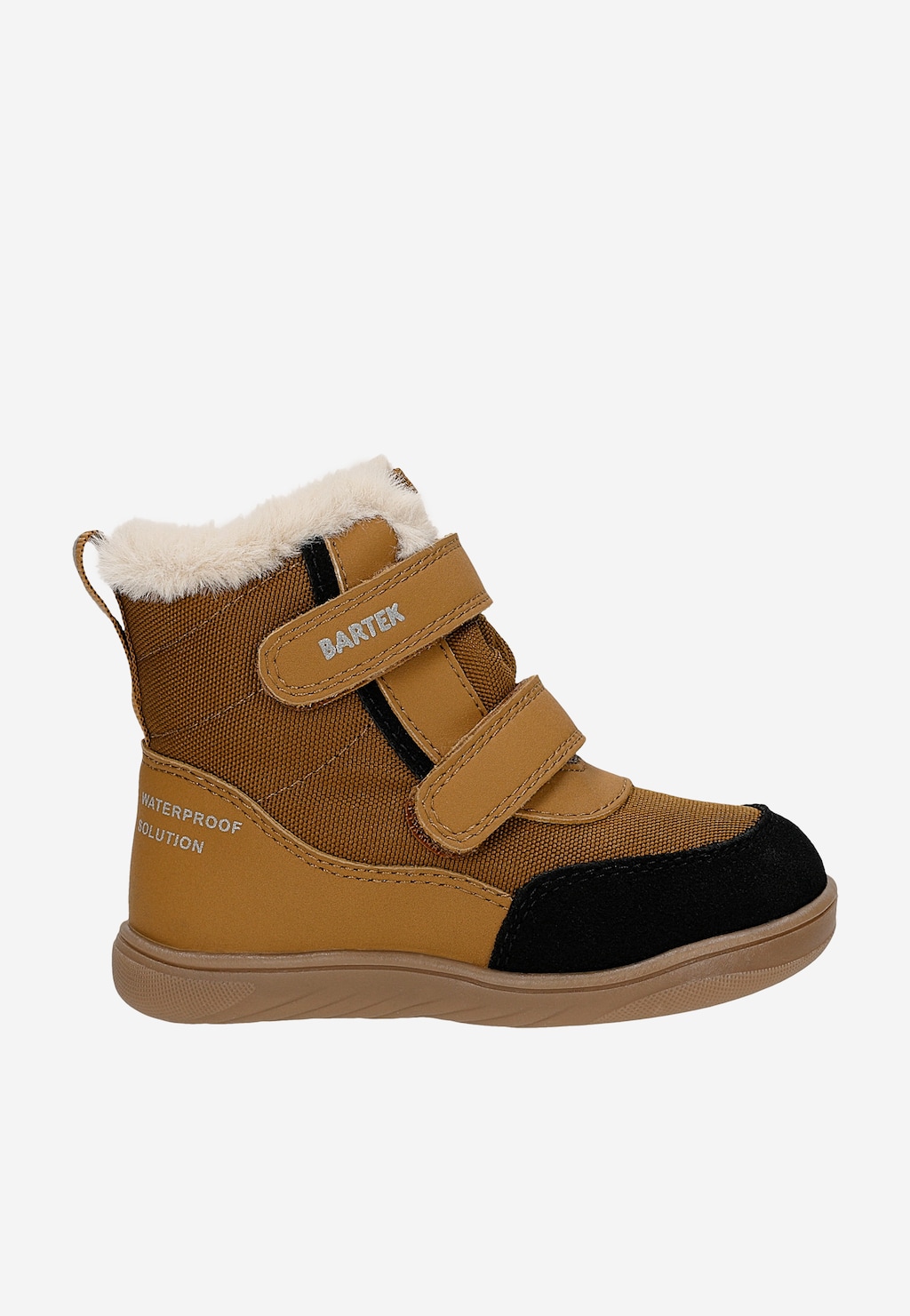 Brązowe ocieplane trzewiki barefoot Waterproof Solutions BARTEK 84015-83 Widok 1