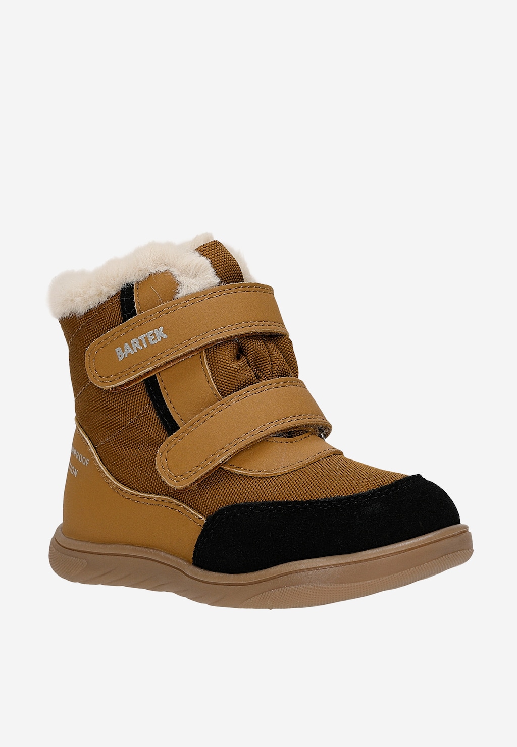 Brązowe ocieplane trzewiki barefoot Waterproof Solutions BARTEK 84015-83 Widok 2