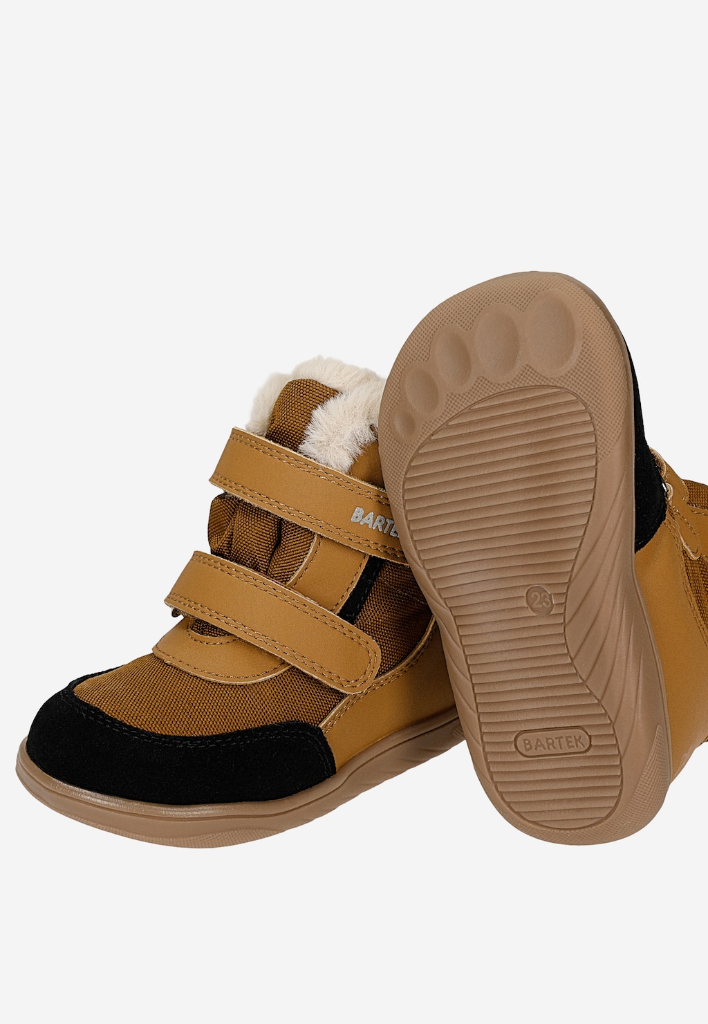 Brązowe ocieplane trzewiki barefoot Waterproof Solutions BARTEK 84015-83 Widok 7