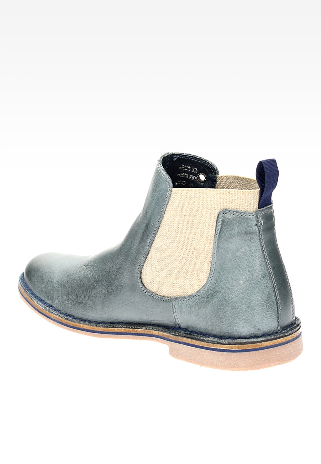 Popielate męskie botki 6150-90 Widok 3