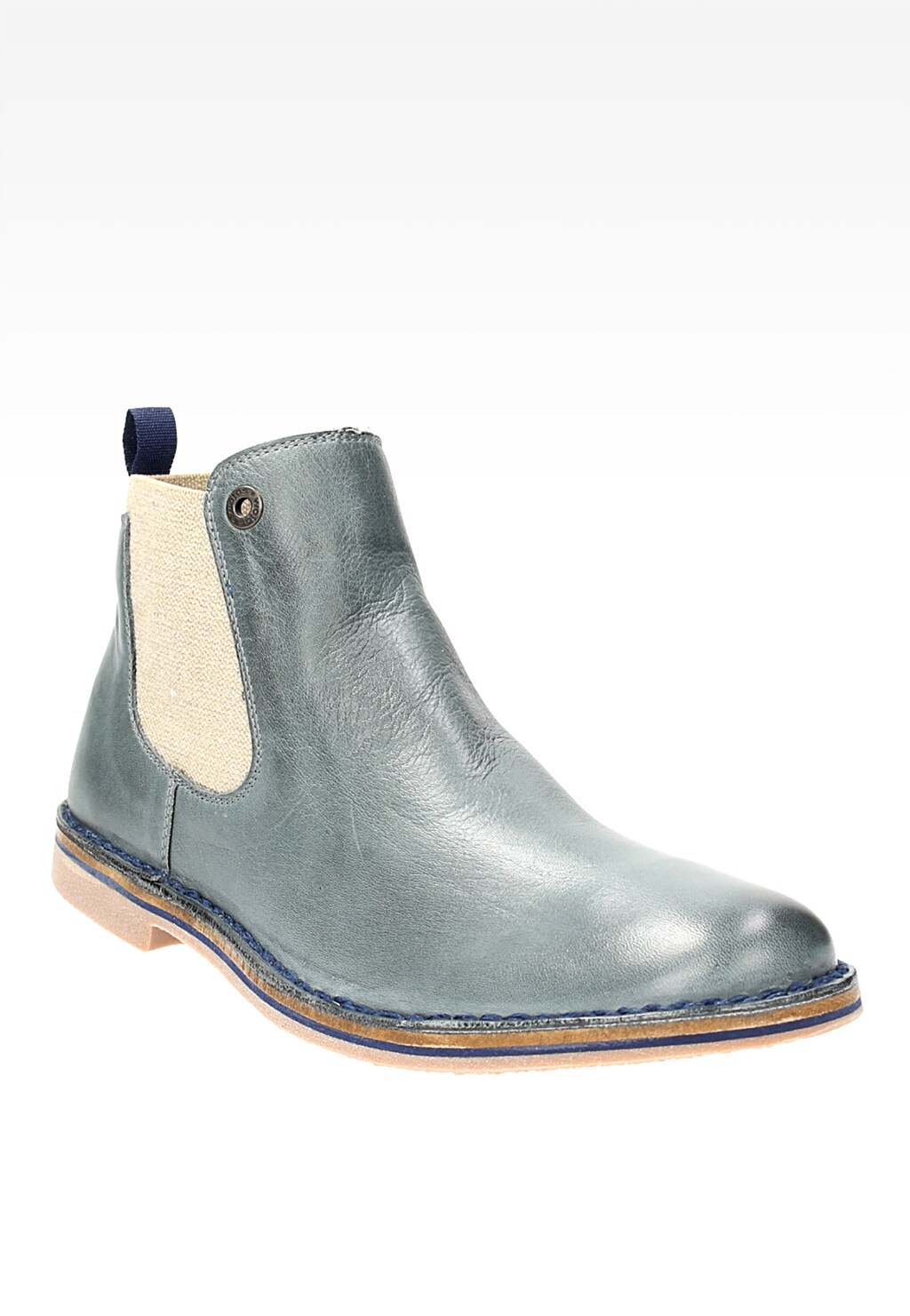 Popielate męskie botki 6150-90 Widok 2