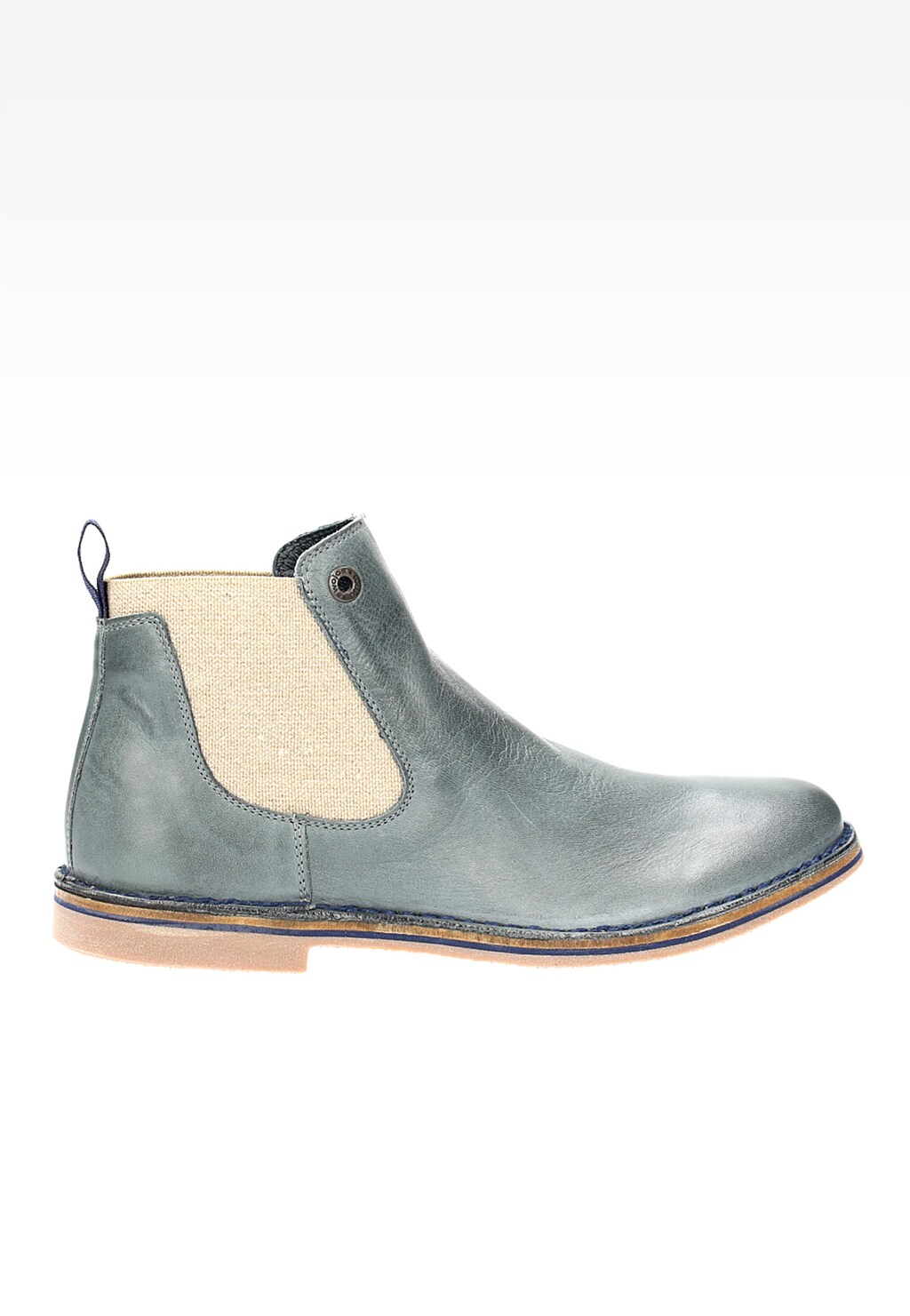 Popielate męskie botki 6150-90 Widok 1