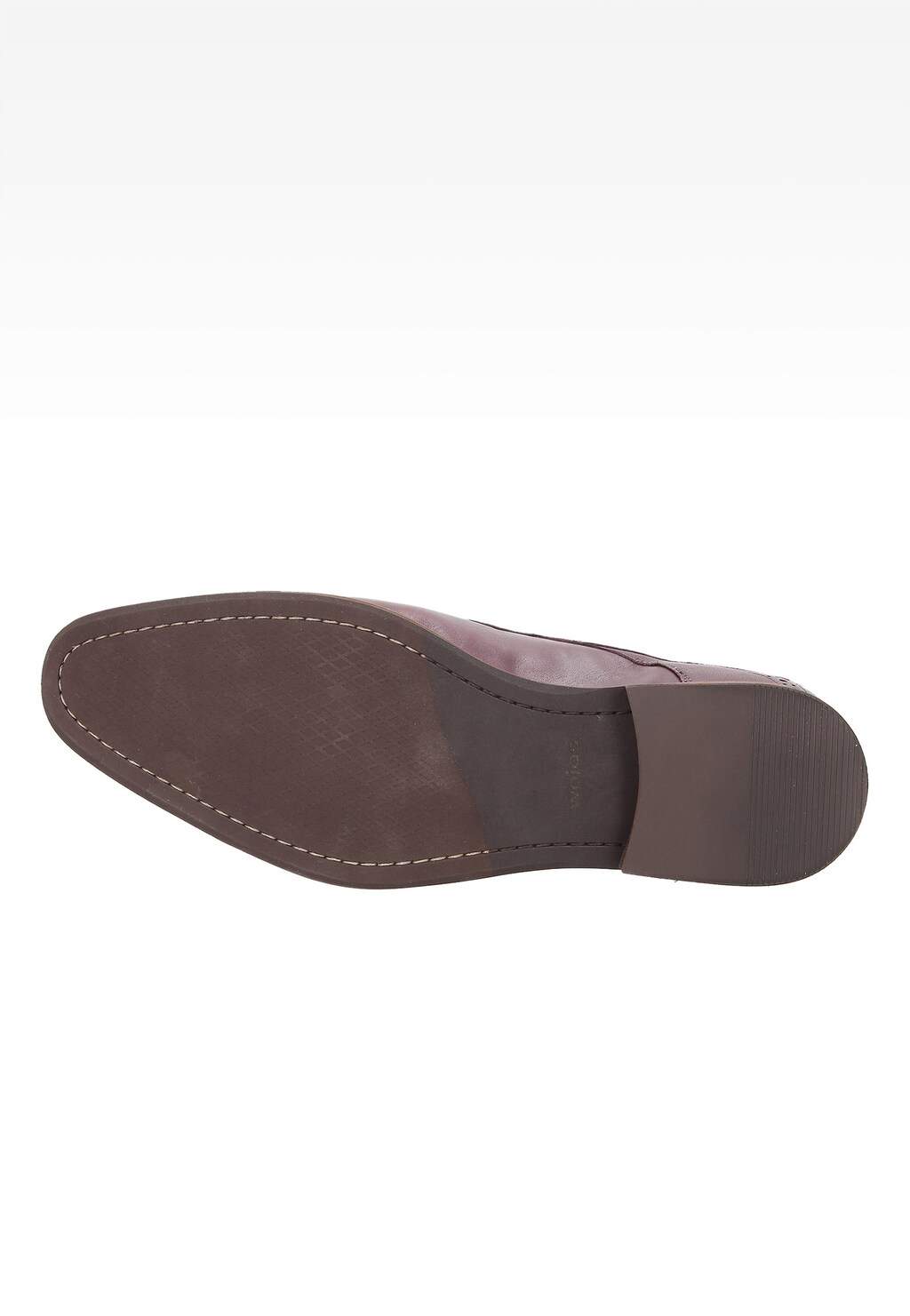 Bordowe męskie półbuty 6035-55 Widok 5