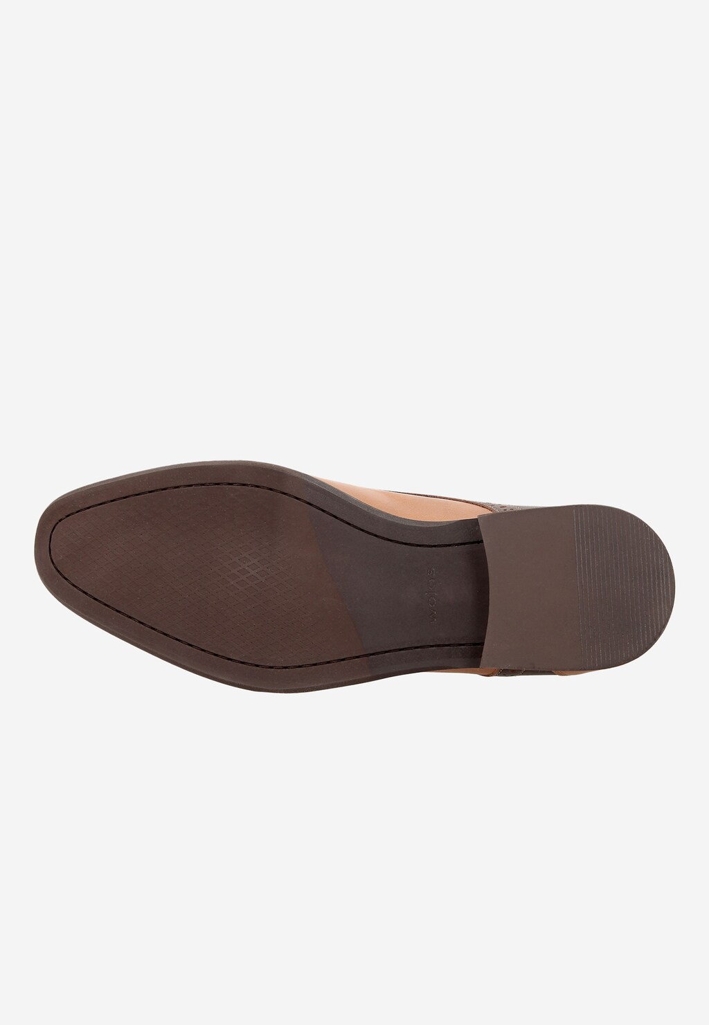 Jasnobrązowe męskie trzewiki 6202-53 Widok 5