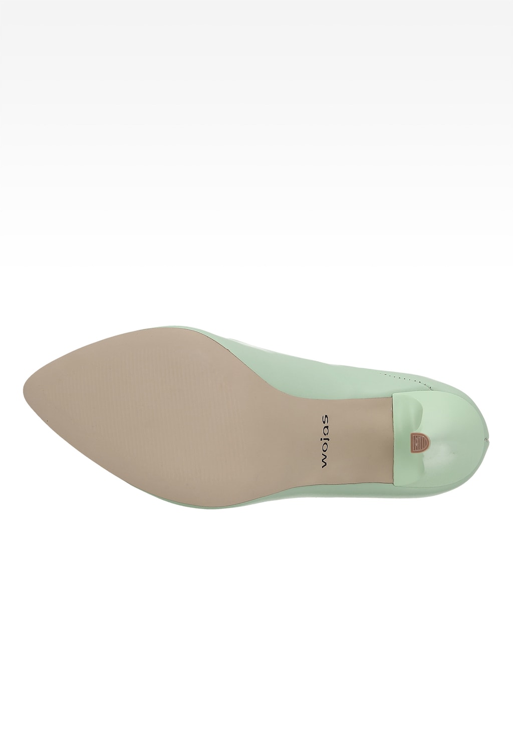 Miętowe damskie czółenka 6358-57 Widok 4
