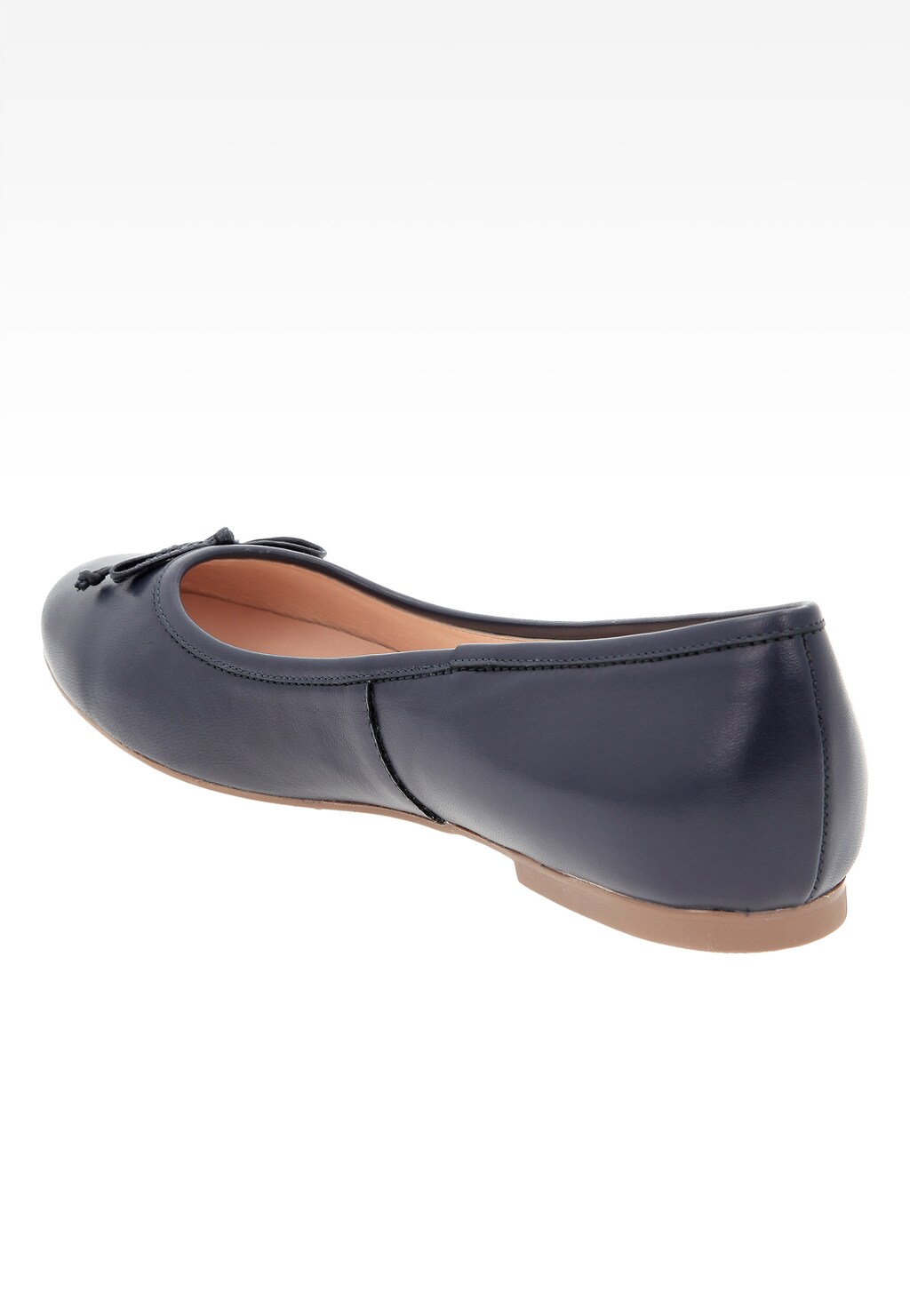 Granatowe damskie Baleriny 6425-56 Widok 3