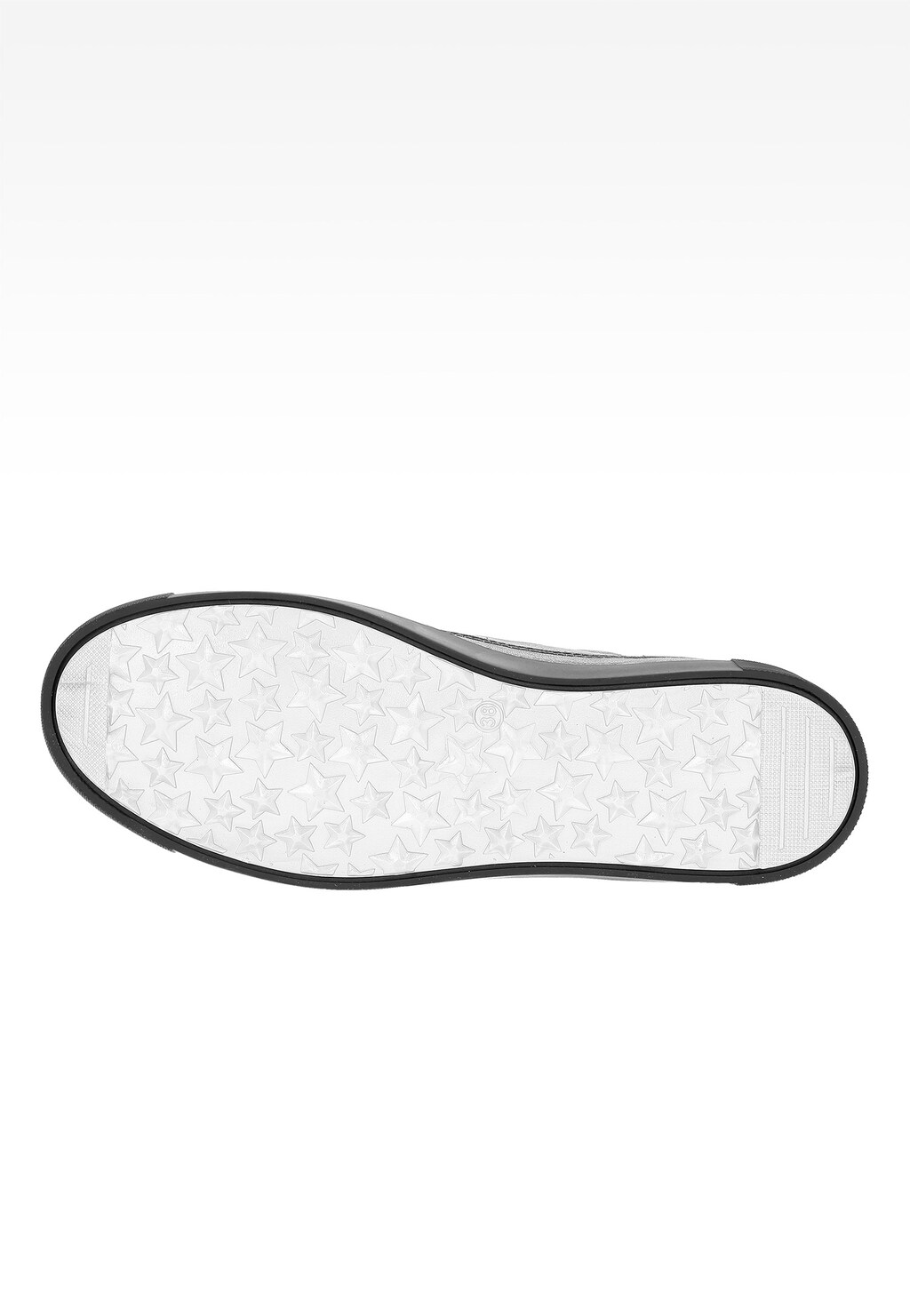 Ciemnosrebrne damskie półbuty 6486-50 Widok 5