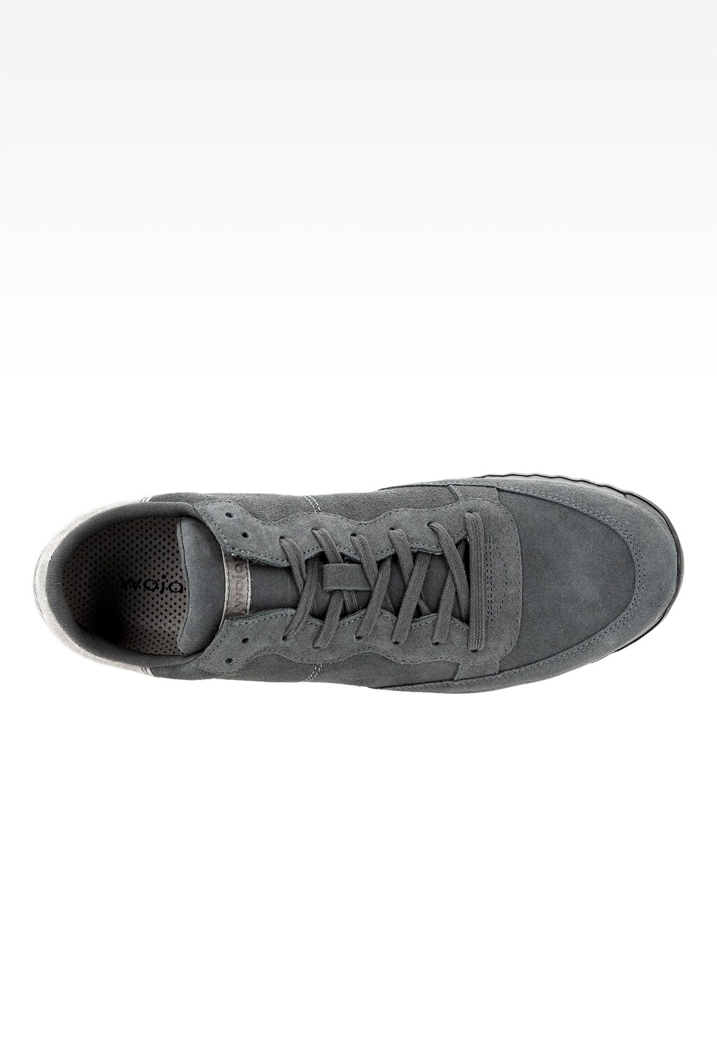 Popielate męskie półbuty 6019-60 Widok 4