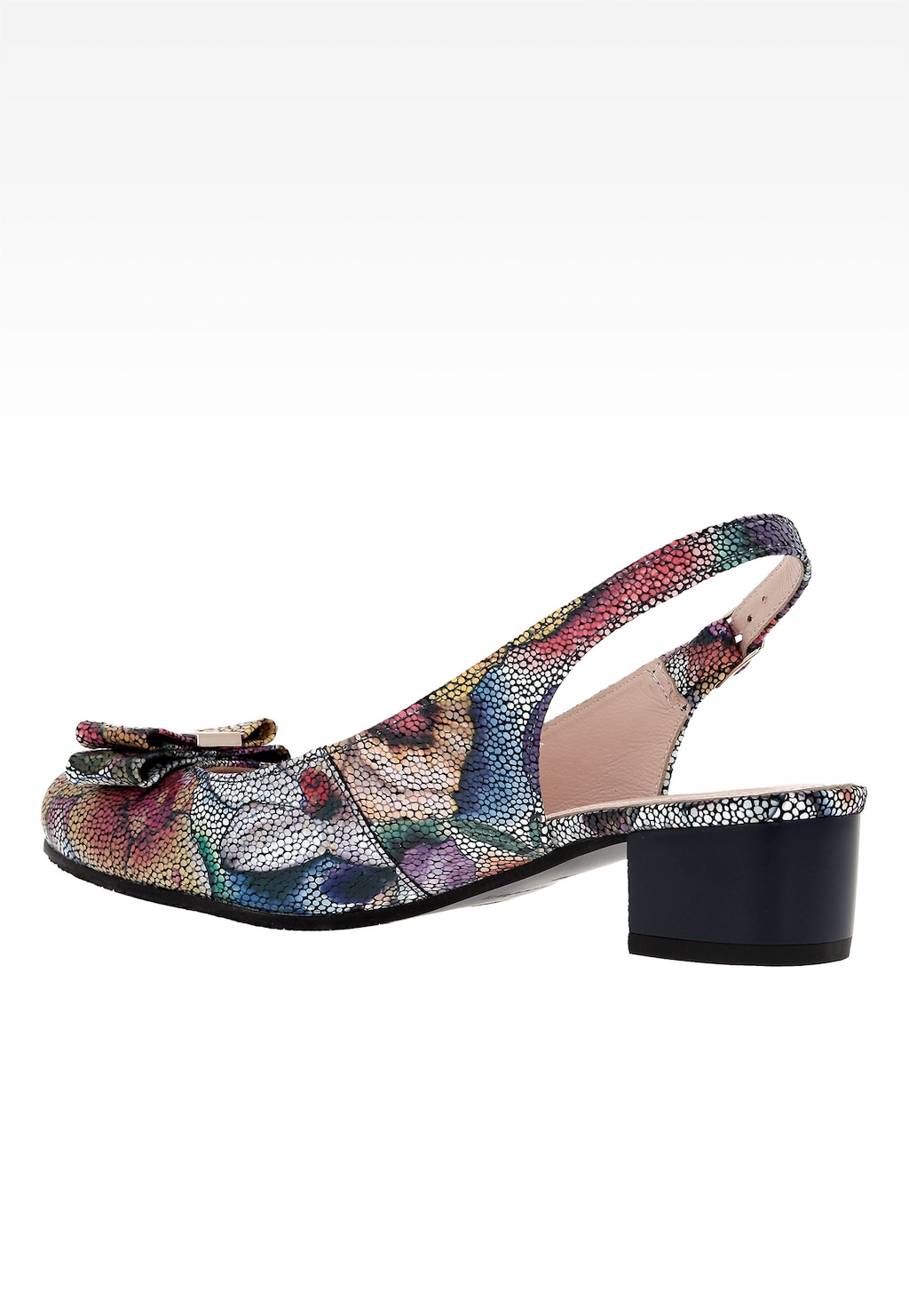 Multi kolorowe damskie czółenka 6362-66 Widok 3