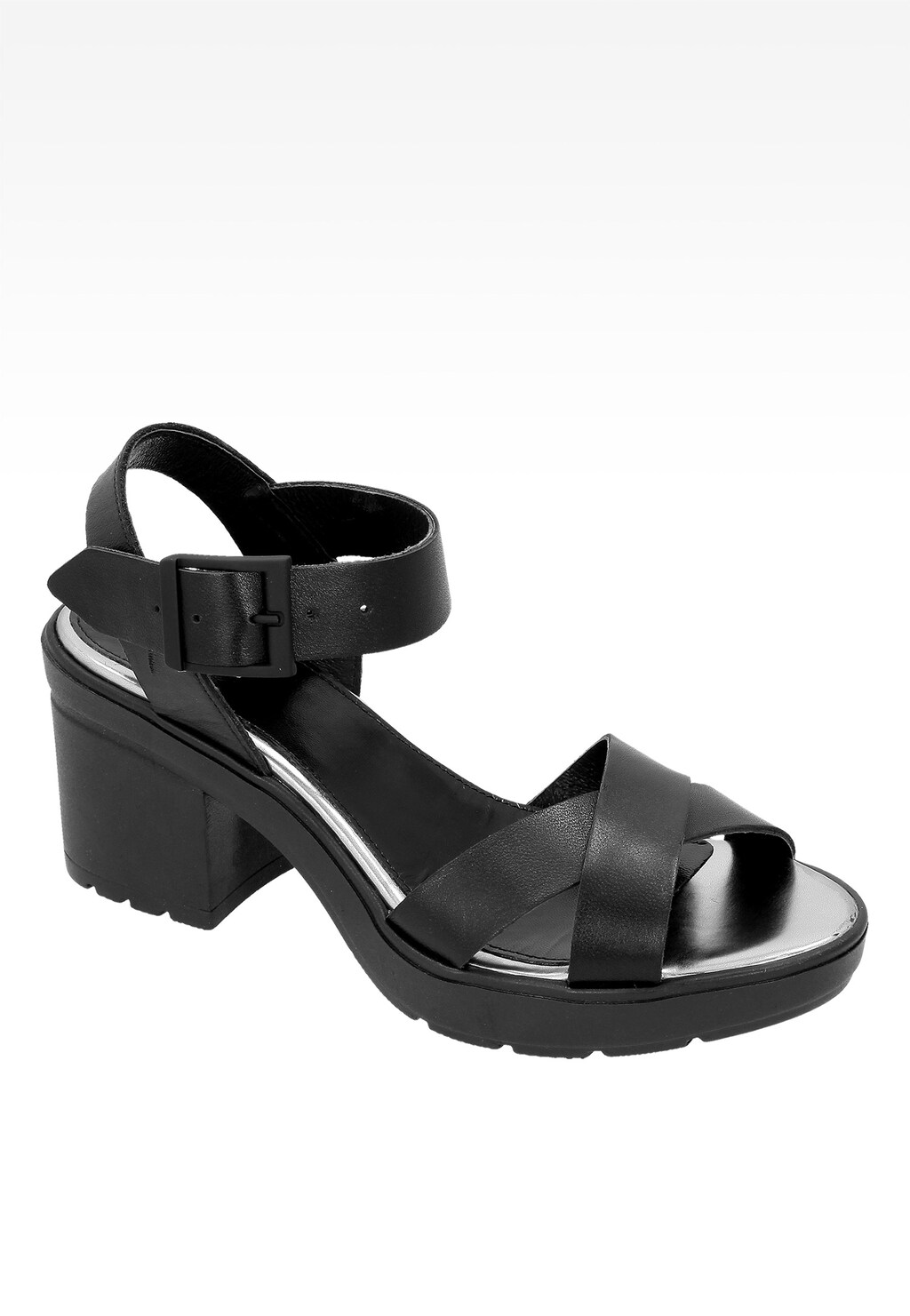 Czarne damskie sandały 6779-51 Widok 2