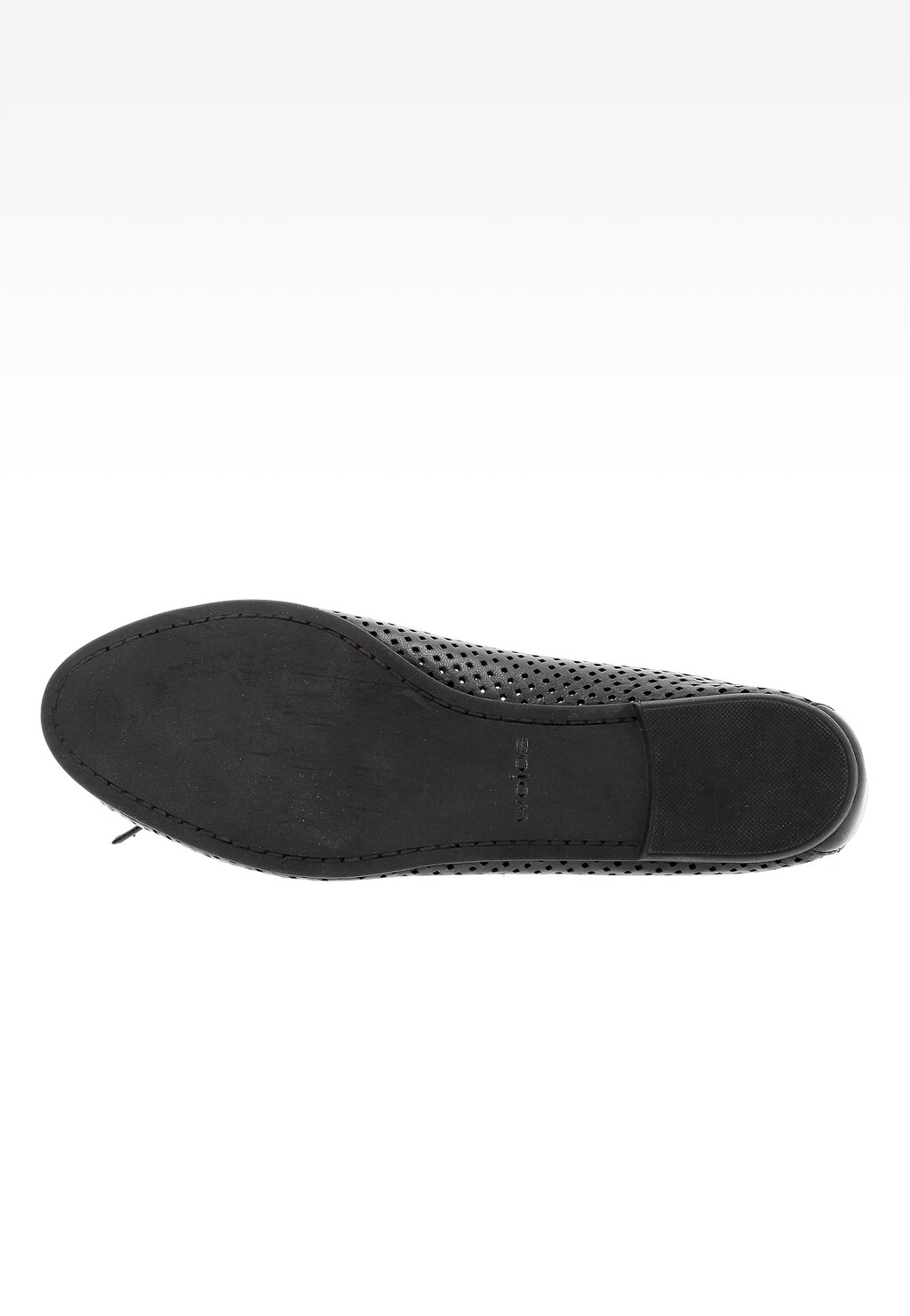 Czarne damskie Baleriny 6428-51 Widok 5