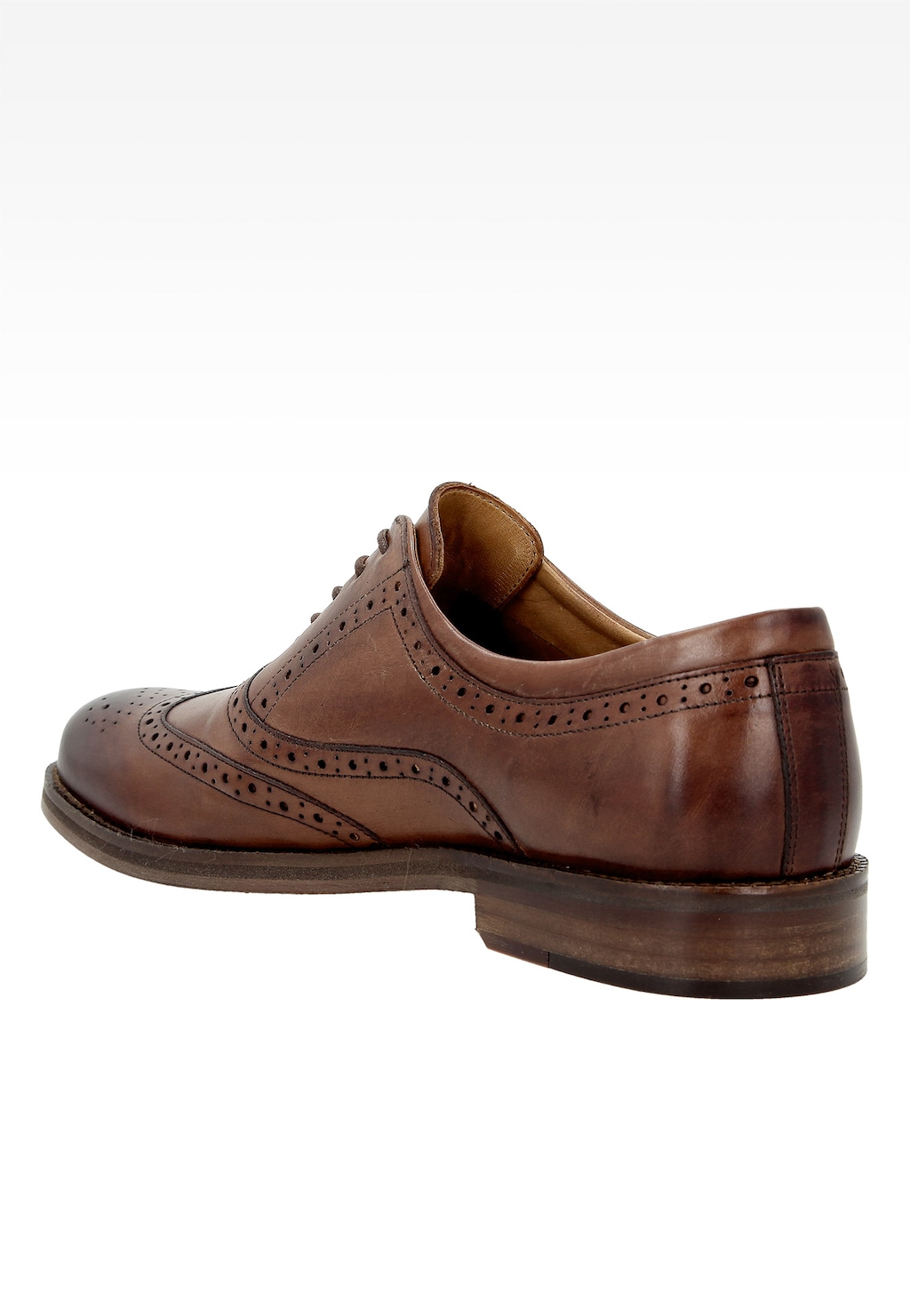 Brązowe męskie półbuty 6040-52 Widok 3