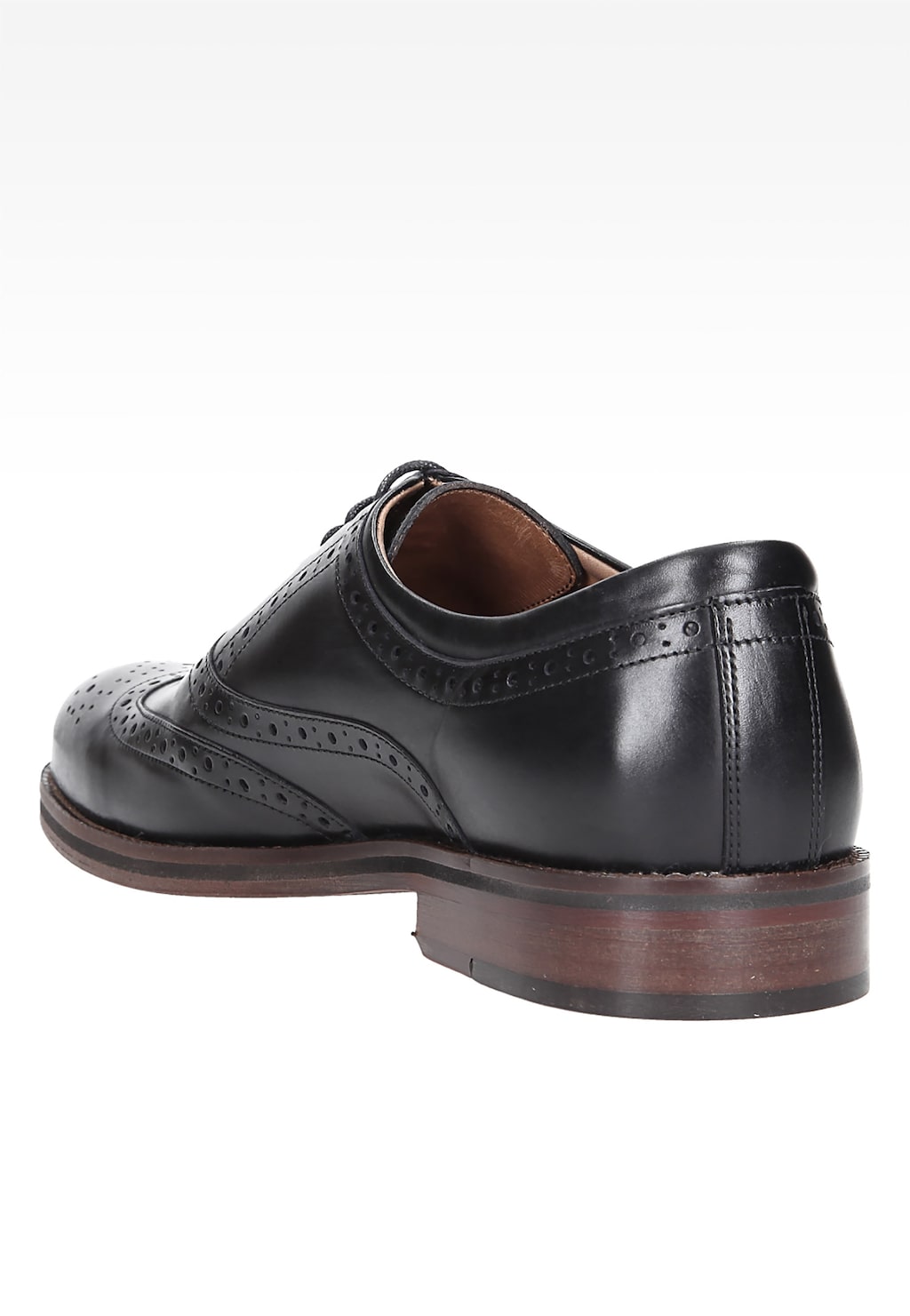 Czarne męskie półbuty 6040-51 Widok 3