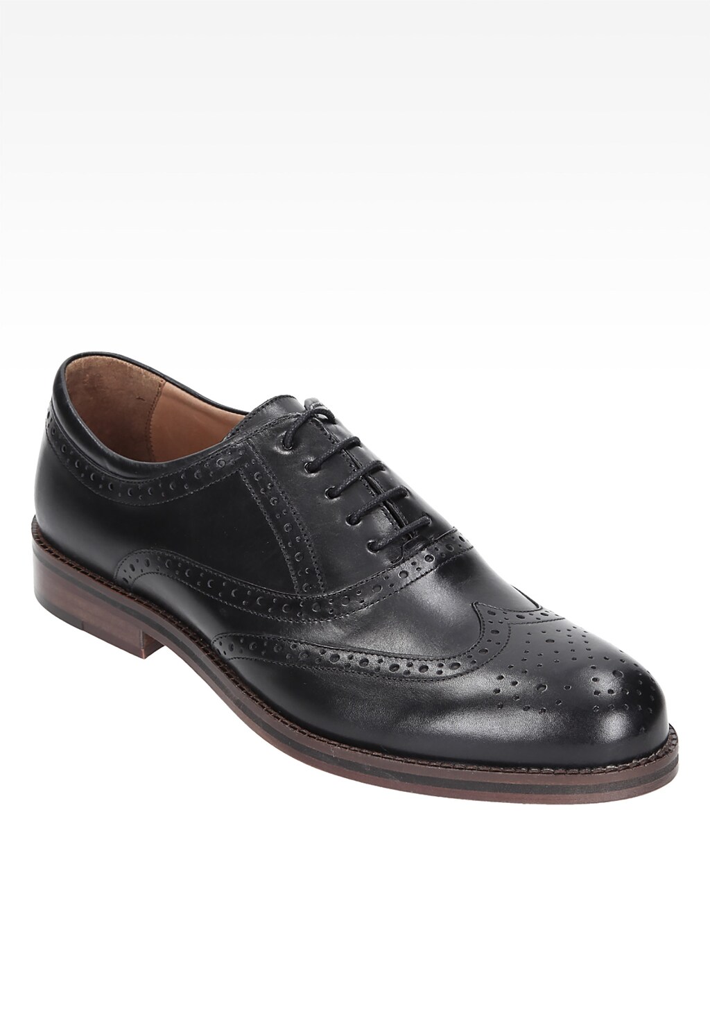 Czarne męskie półbuty 6040-51 Widok 2