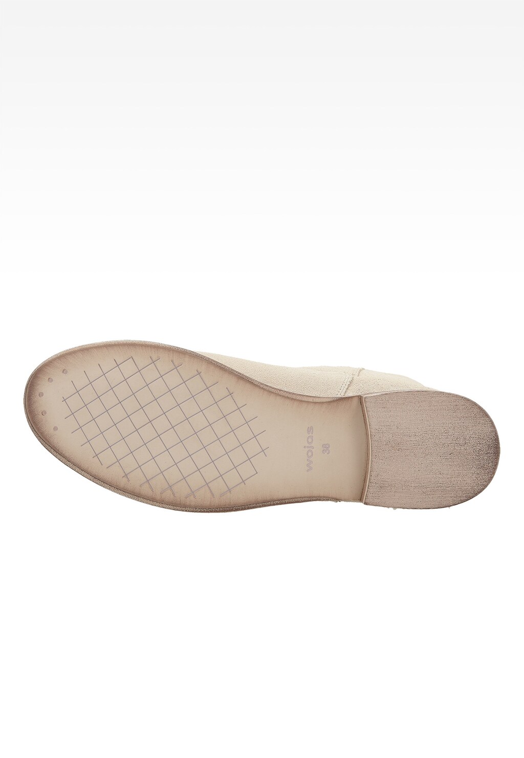 Beżowe damskie botki 6568-64 Widok 5