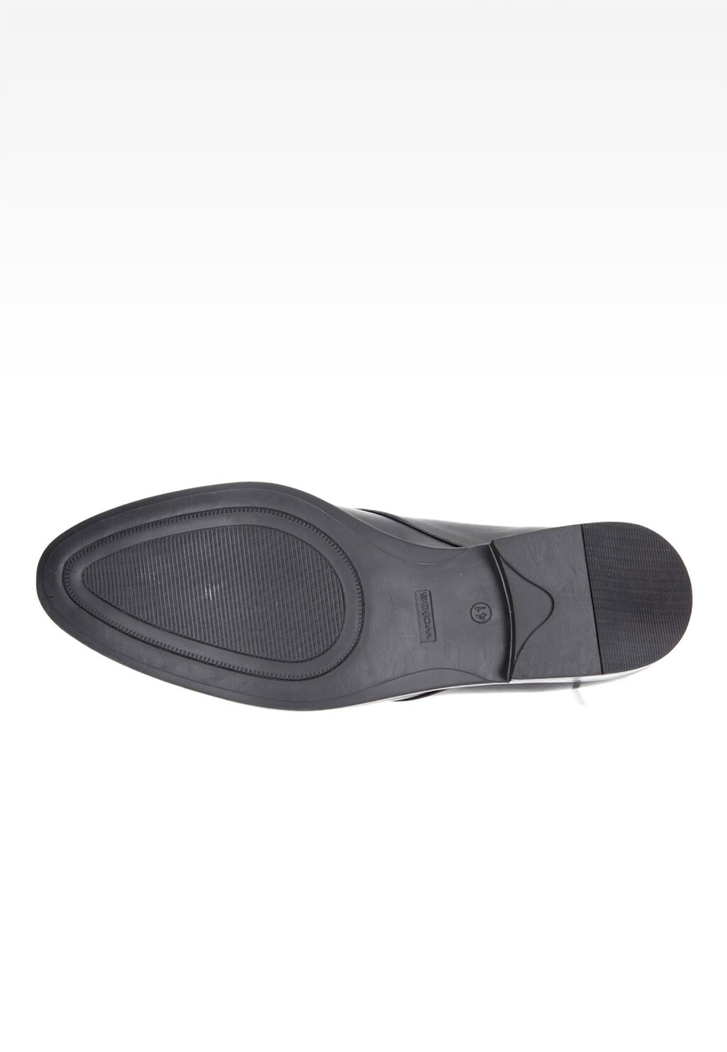 Czarne męskie półbuty 6059-51 Widok 5