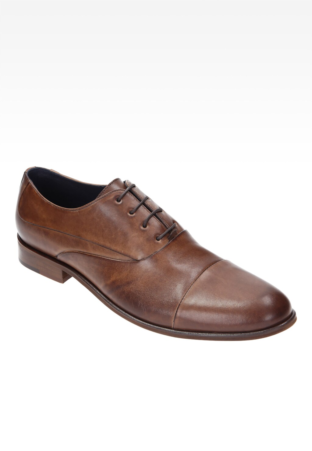 Brązowe męskie półbuty 6036-52 Widok 3