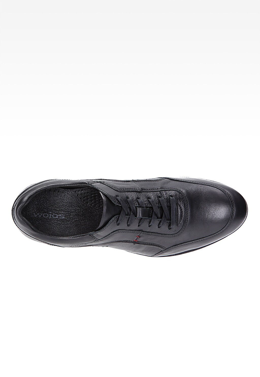 Czarne męskie półbuty 6057-51 Widok 4