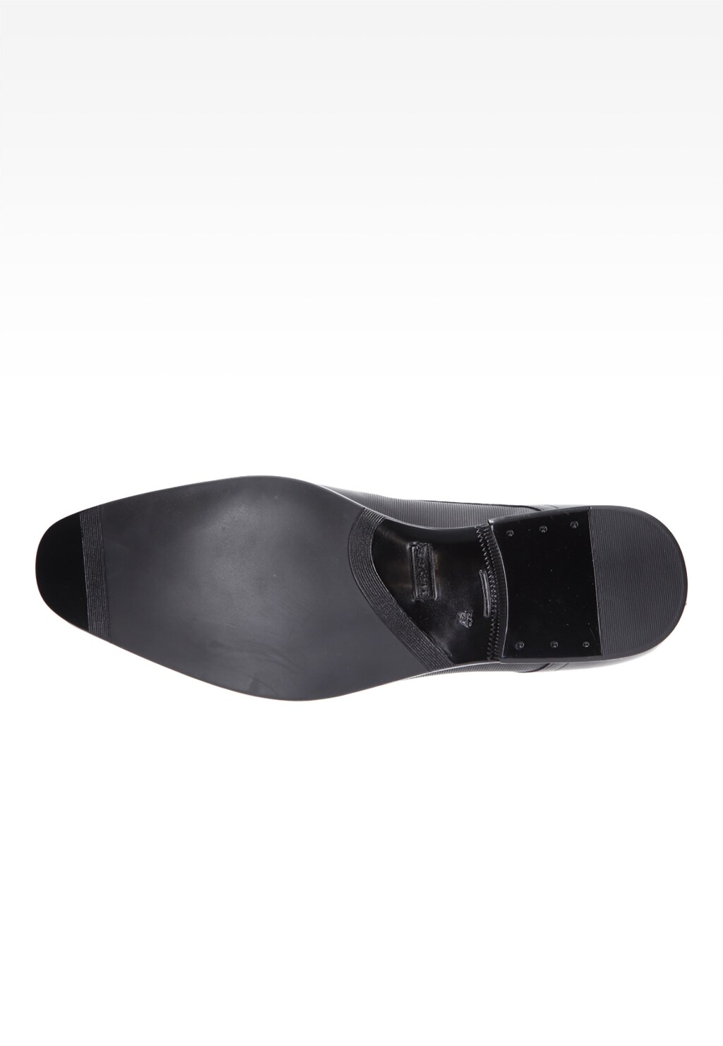 Czarne męskie półbuty 6060-51 Widok 5