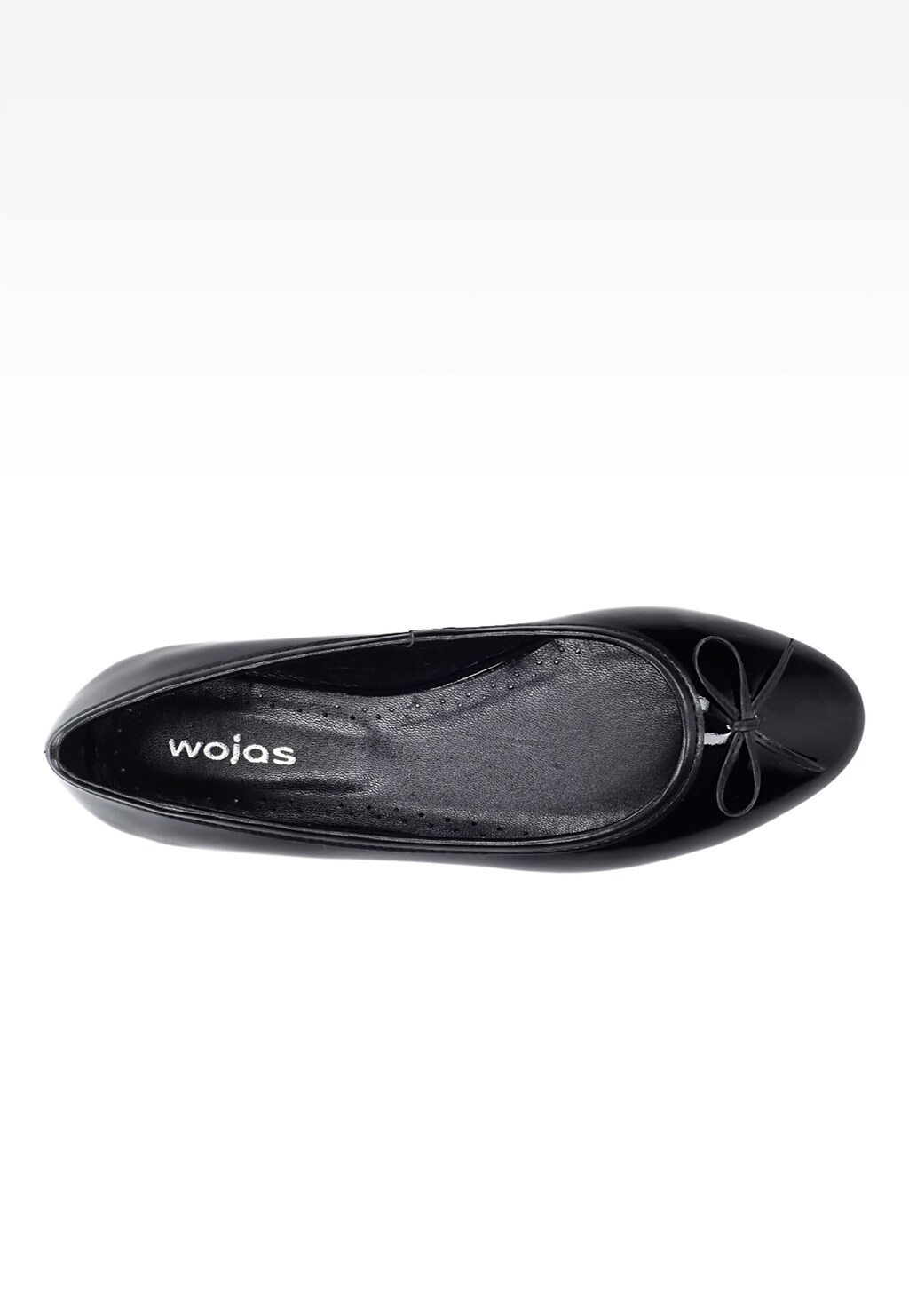 Czarne damskie Baleriny 6432-31 Widok 4