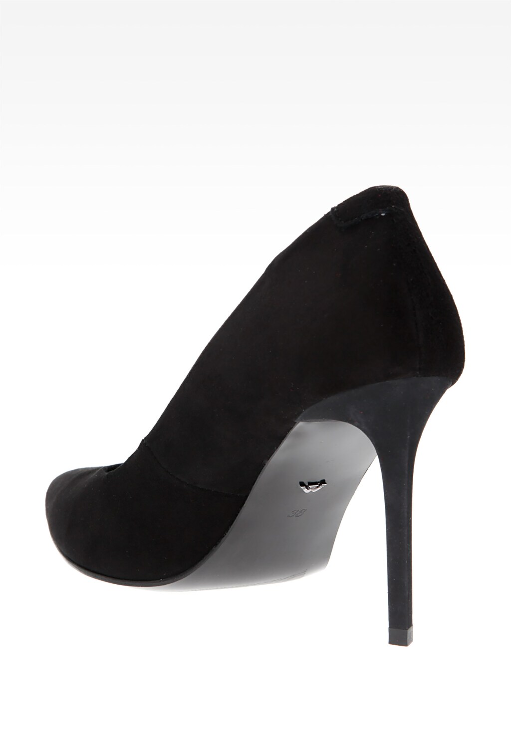 Czarne damskie czółenka 6366-61 Widok 3