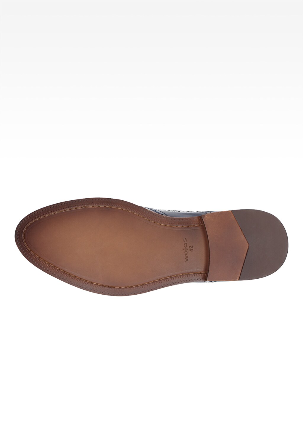 Granatowe męskie półbuty 6040-56 Widok 5