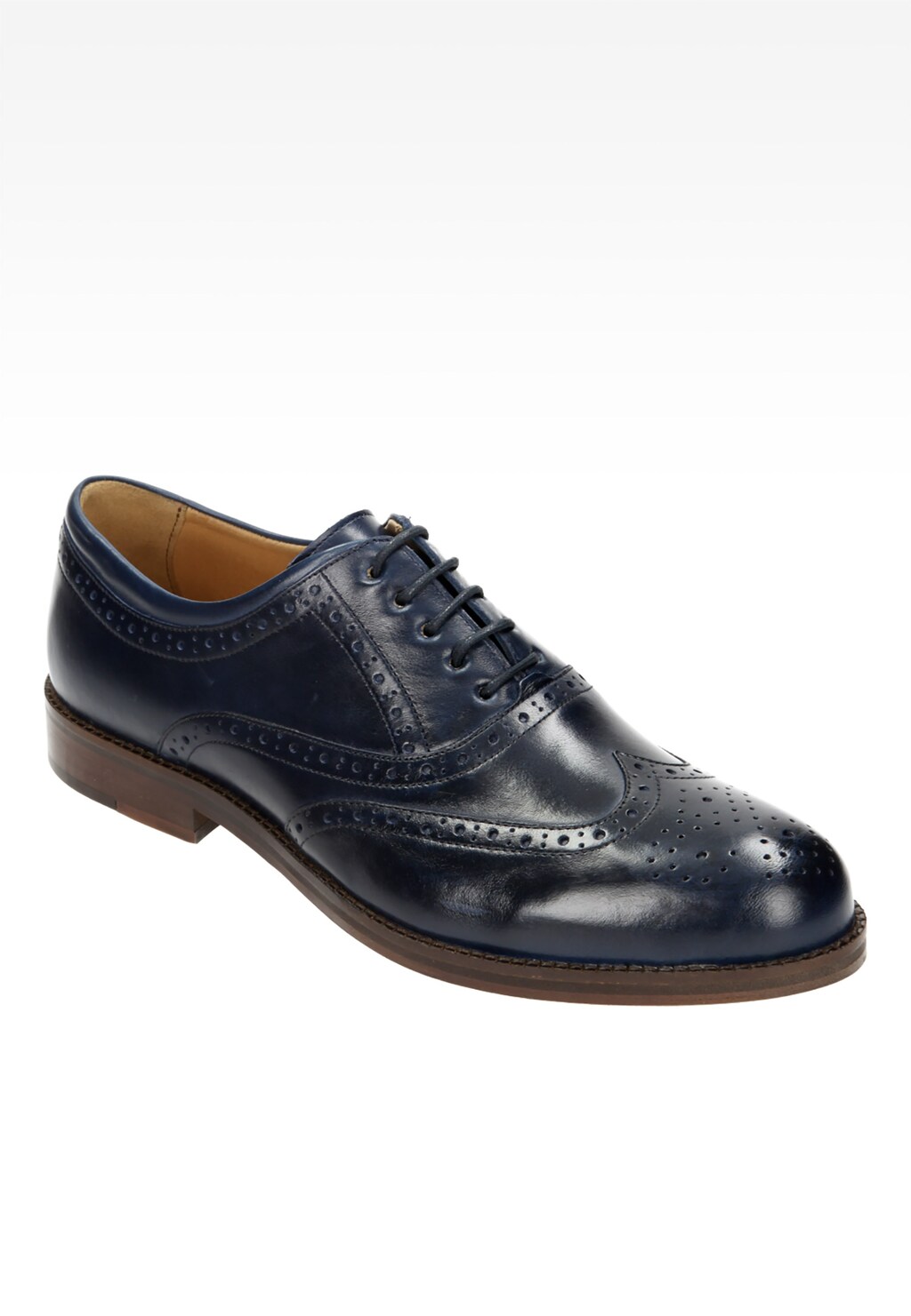 Granatowe męskie półbuty 6040-56 Widok 2