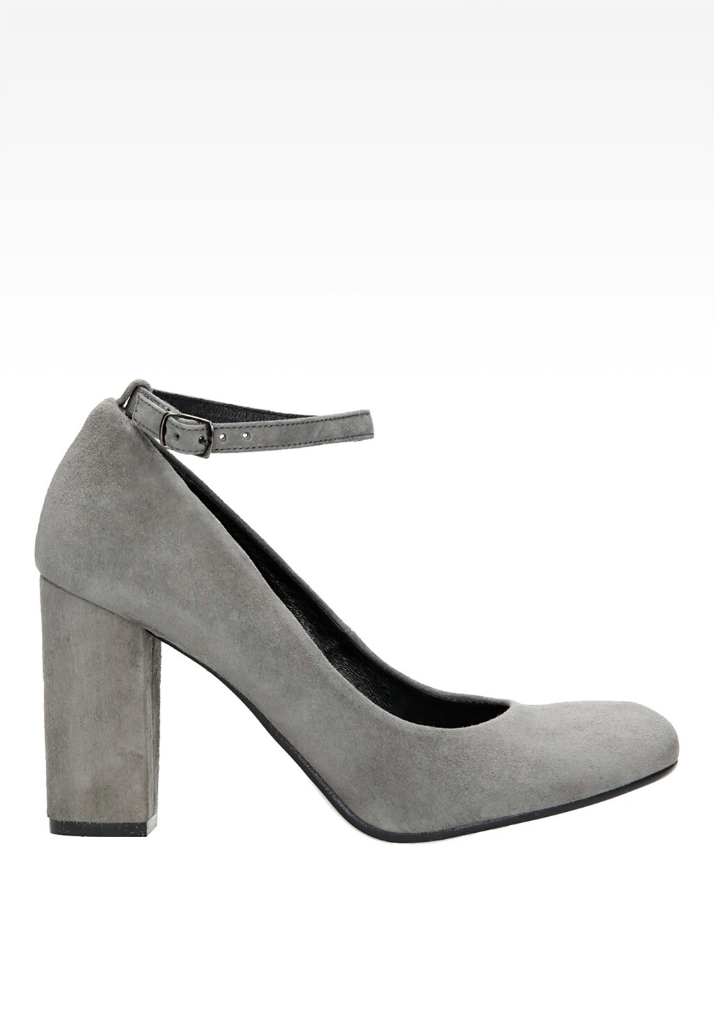 Popielate damskie czółenka 6369-60 Widok 1