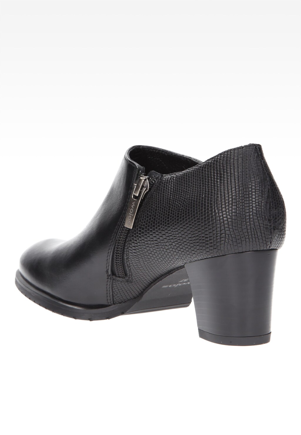 Czarne damskie półbuty 6523-51 Widok 3