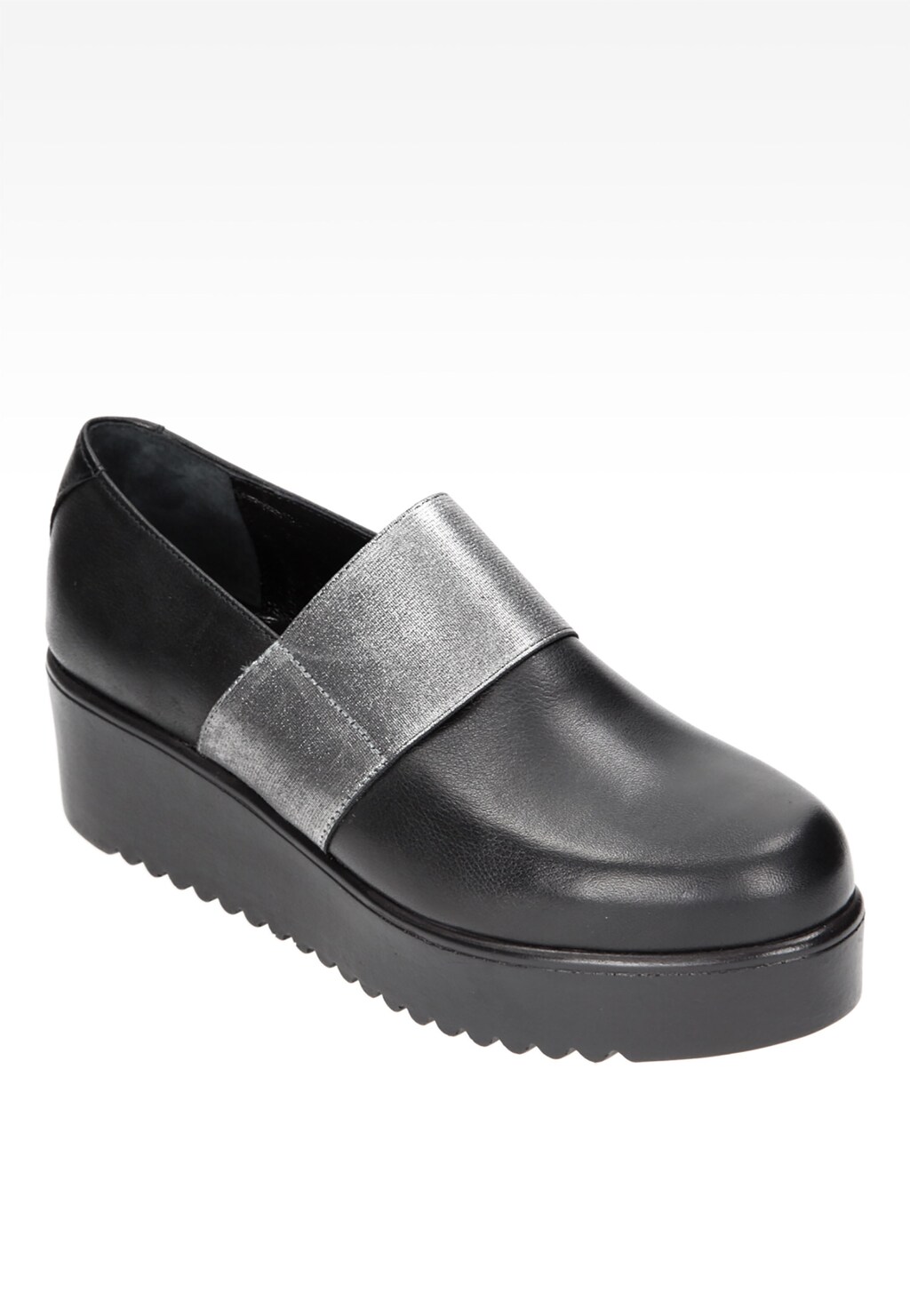 Czarne damskie półbuty 6533-51 Widok 2
