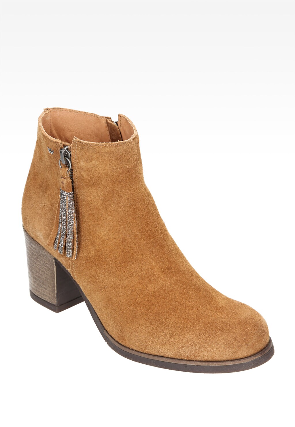 Jasnobrązowe damskie botki 6573-63 Widok 3