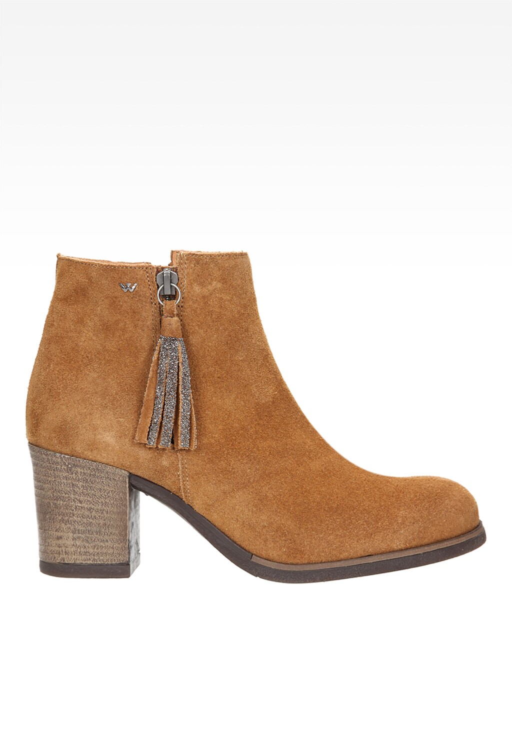 Jasnobrązowe damskie botki 6573-63 Widok 2